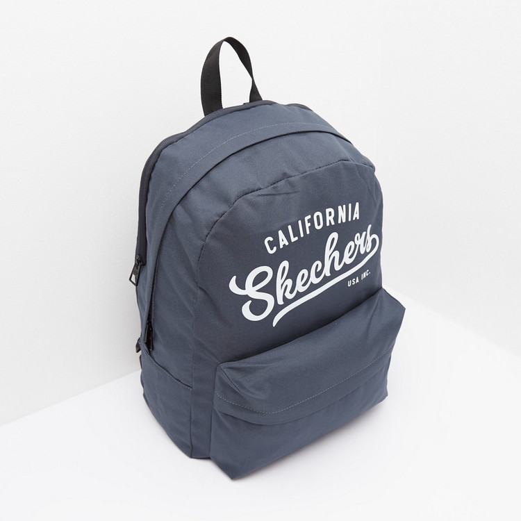 Skechers Printed Backpack with Adjustable Shoulder Straps