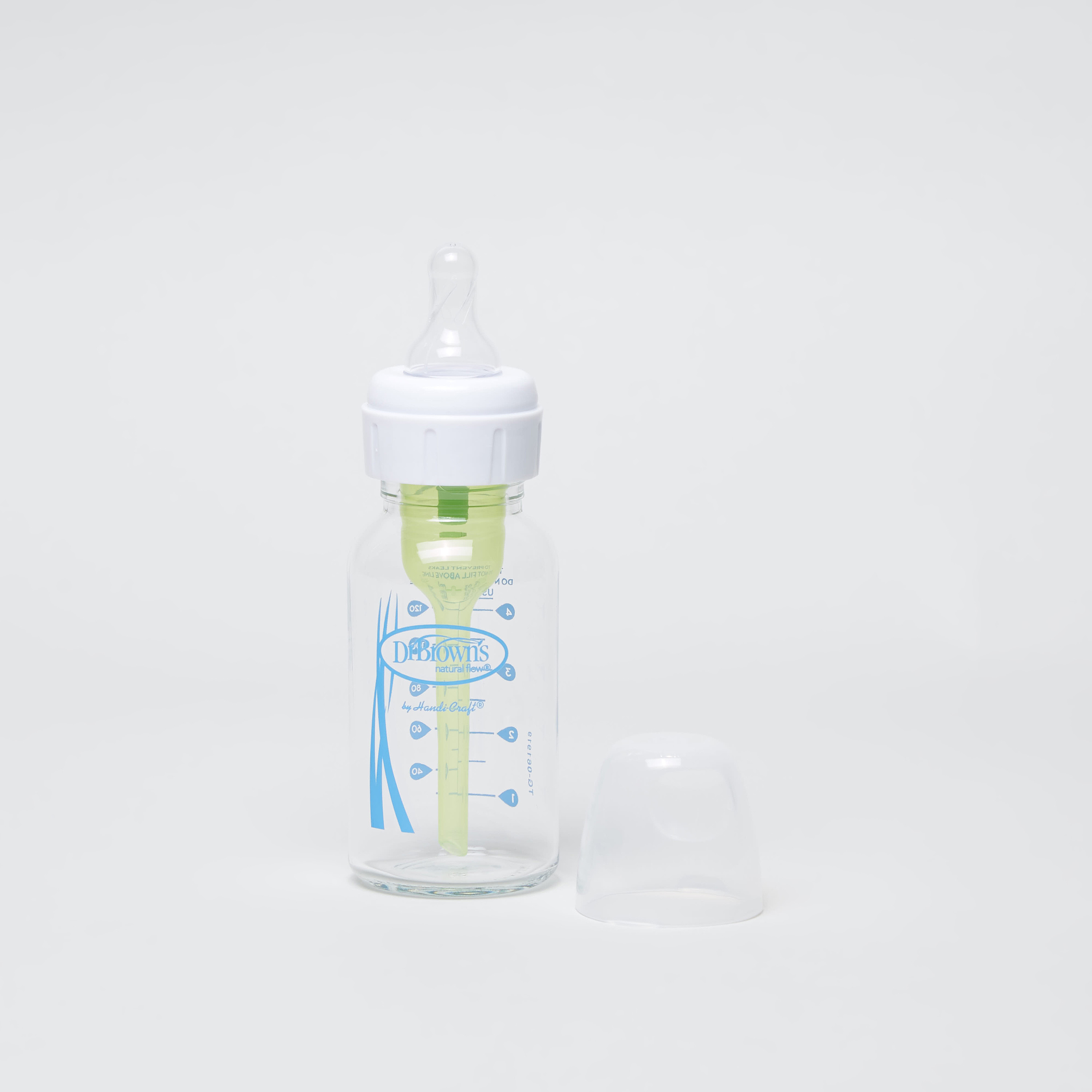 Dr. Brown's Options+ Anti-Colic Feeding Bottle - 120 ml-baby-feeding-feedingbottles-bottlesandteats-image-2