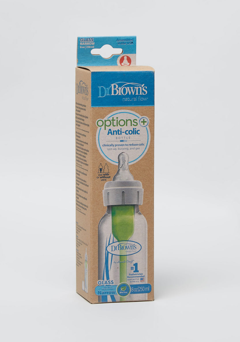 Dr. Brown's Options+ Anti-Colic Feeding Bottle - 250 ml-Bottles and Teats-image-0