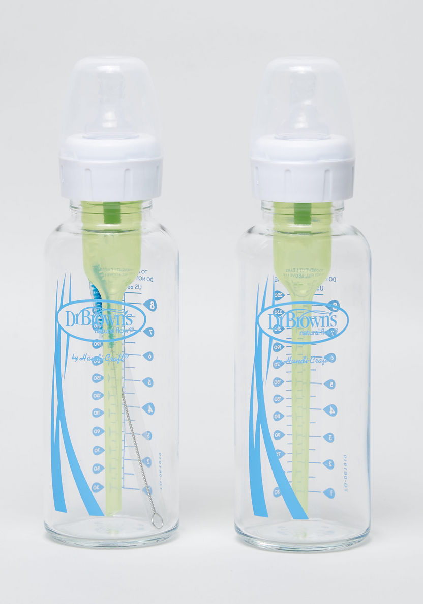 Dr. Brown's Natural Flow 2-Piece Feeding Bottle - 250 ml-Bottles and Teats-image-2