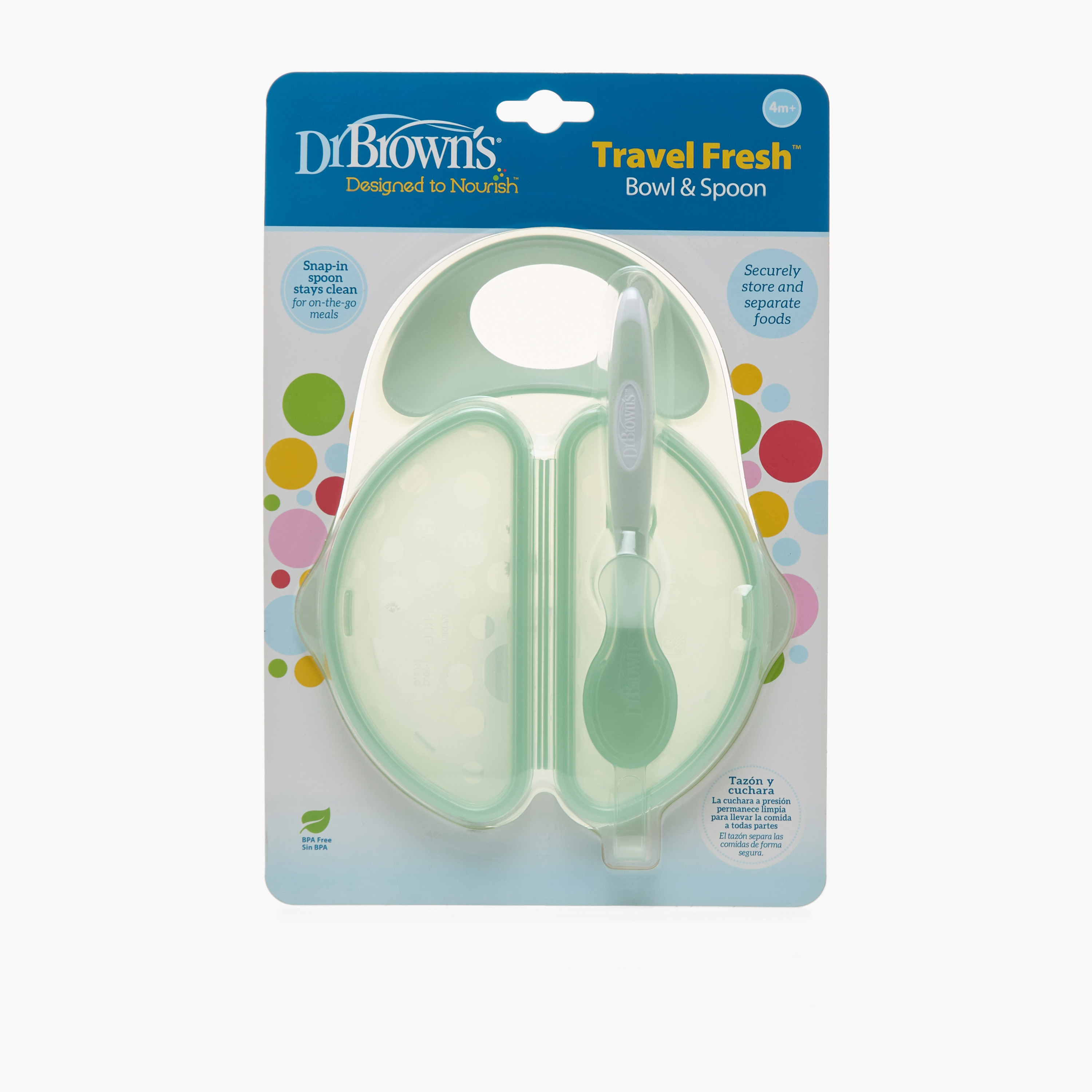 وعاء وملعقة ترافيل فريش من دكتور براونز-baby-feeding-mealtimeessentials-image-7