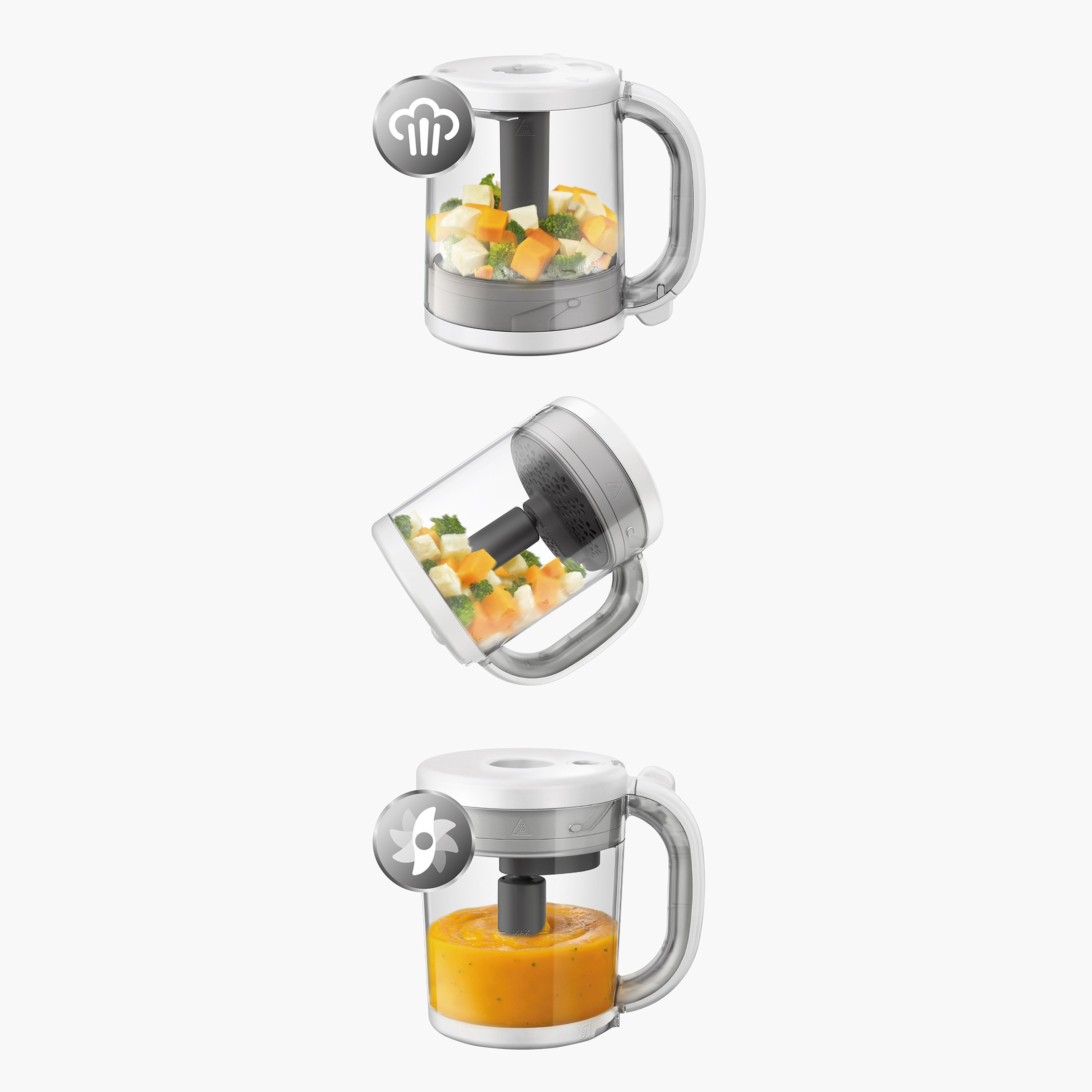 خلاط وطباخ بخاري 4 في 1 من فيليبس افنت -baby-feeding-babyfoodprocessors-image-4