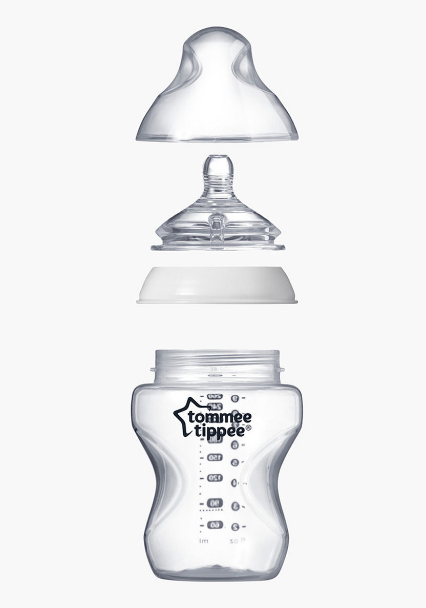 Tommee Tippee Closer to Nature 3+3 Feeding Bottle Set - 260 ml-Bottles and Teats-image-6