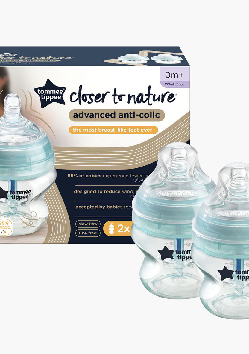 Tommee Tippee 2-Piece Feeding Bottle Set - 150 ml-Bottles and Teats-image-0