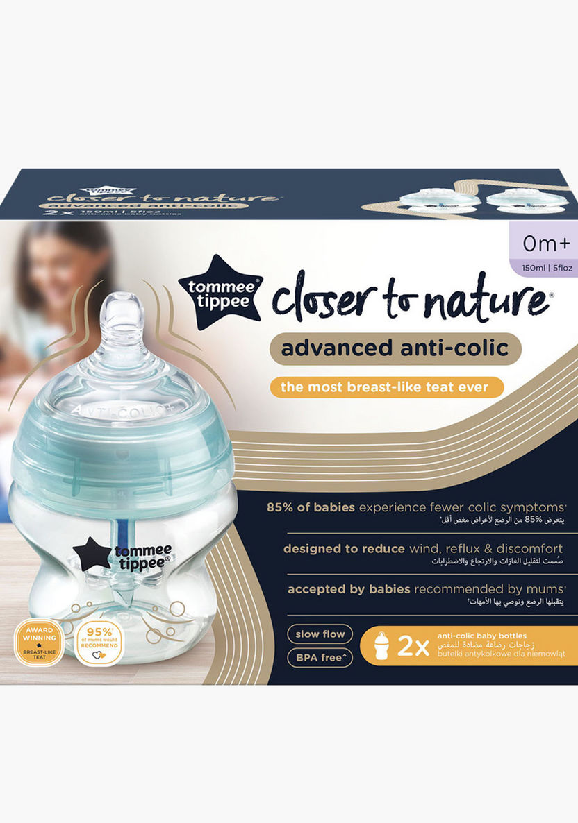 Tommee Tippee 2-Piece Feeding Bottle Set - 150 ml-Bottles and Teats-image-3