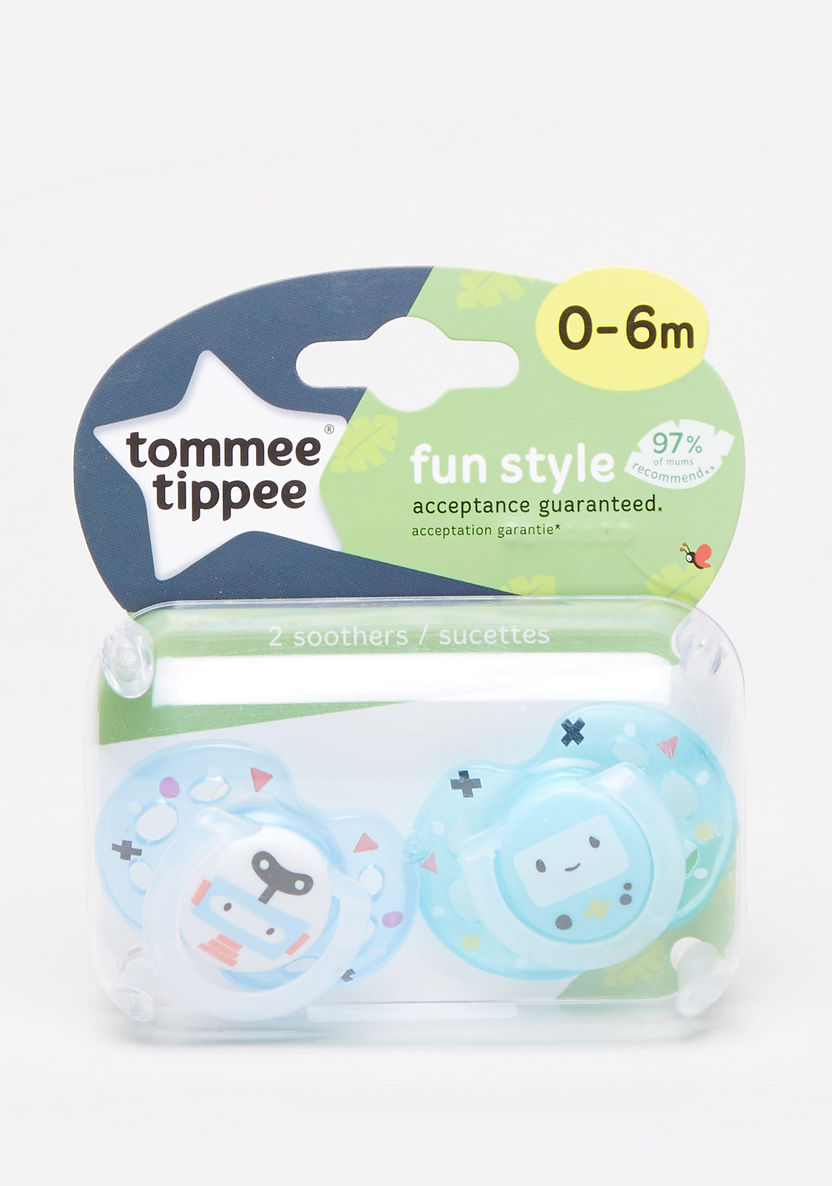 Tommee Tippee Fun Style Soother - Set of 2-Pacifiers-image-0