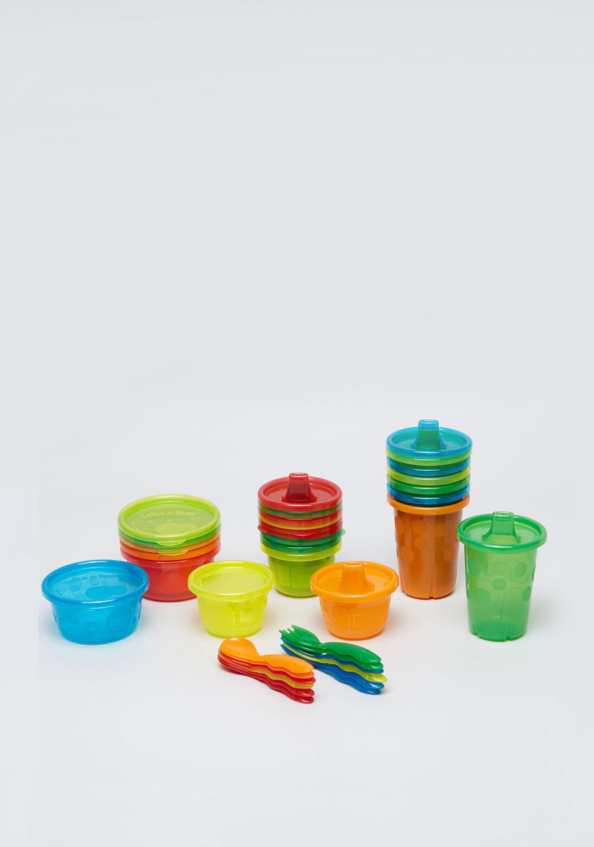 The First Years Take & Toss 28-Piece Feeding Multi Pack-Mealtime Essentials-image-1