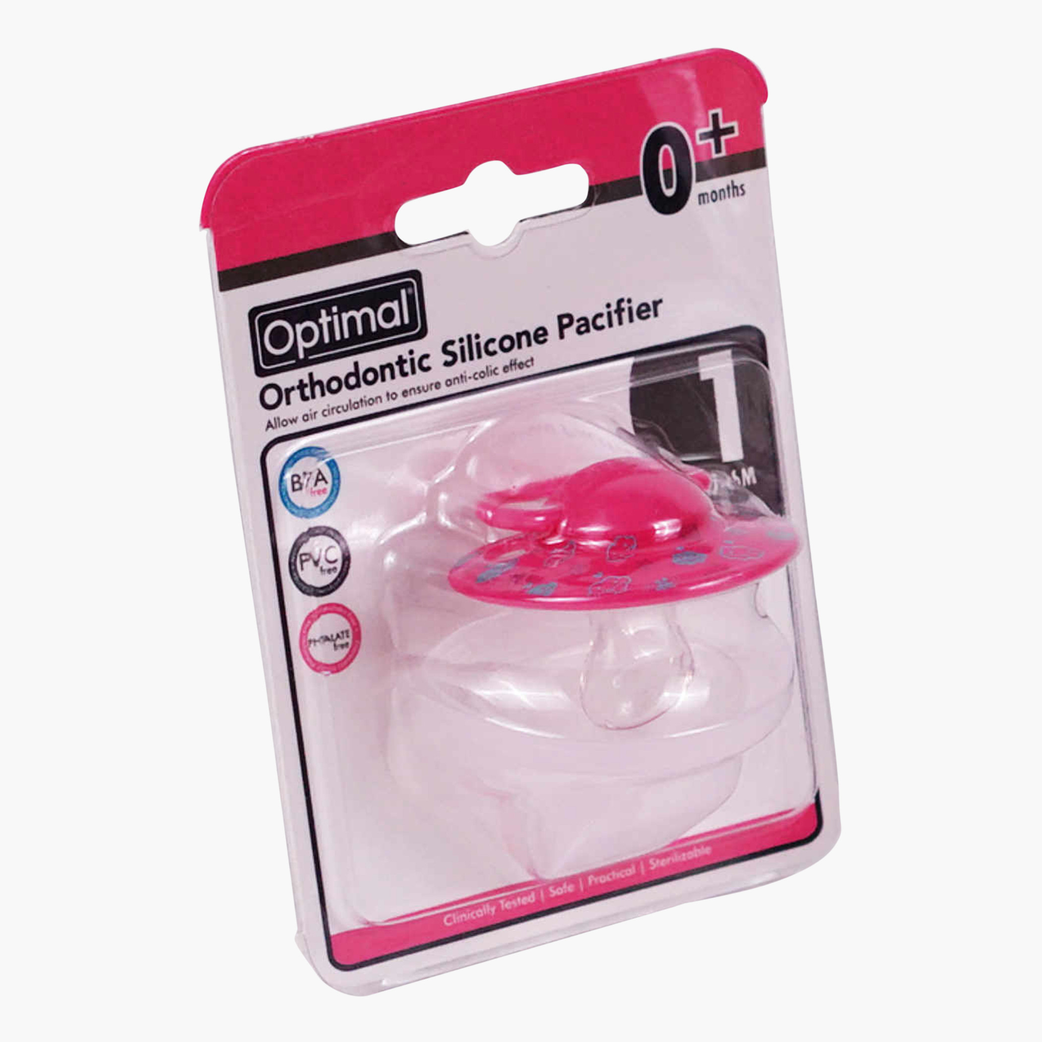 Optimal Orthodontic Silicone Pacifier-baby-feeding-pacifiers-image-2