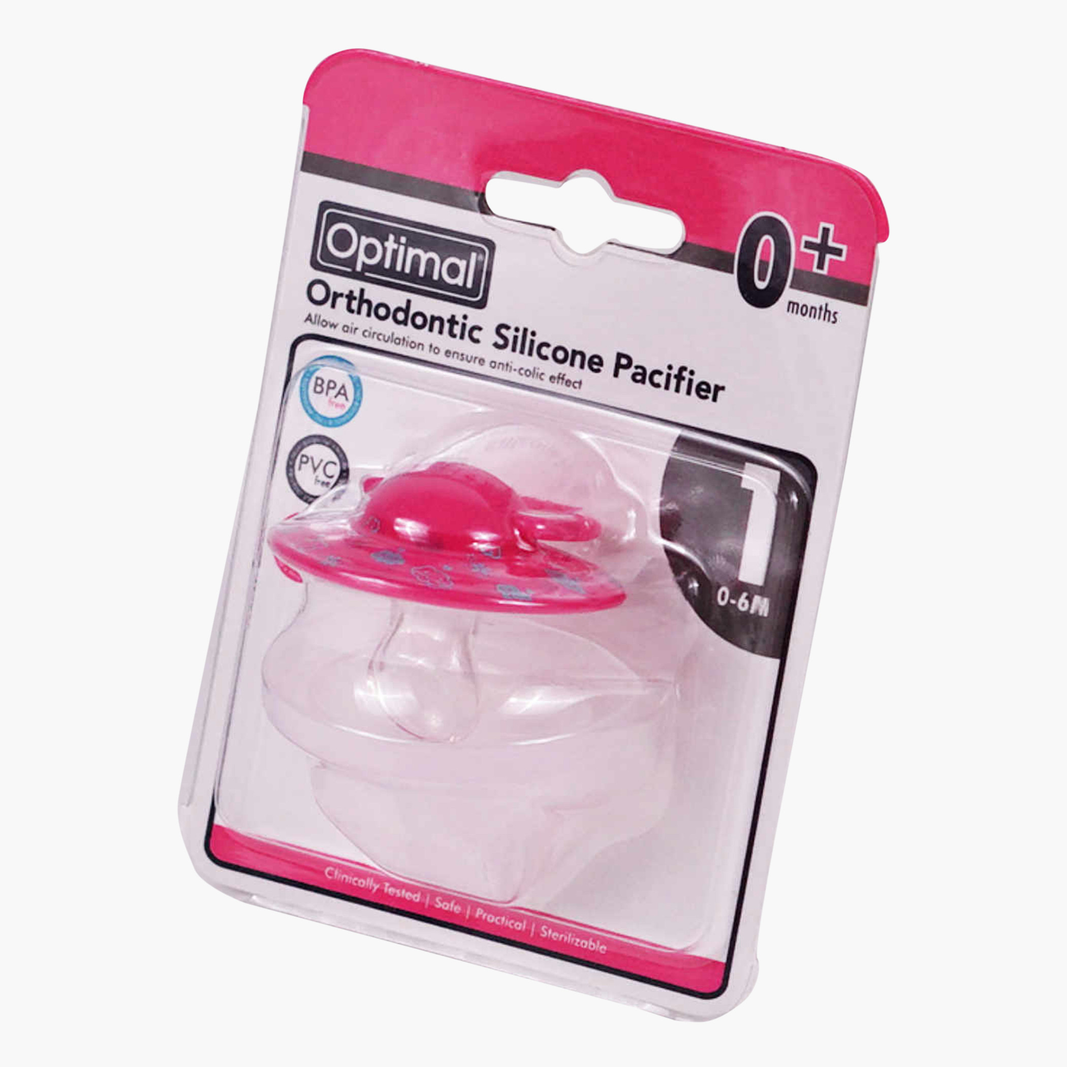 Optimal Orthodontic Silicone Pacifier-baby-feeding-pacifiers-image-3