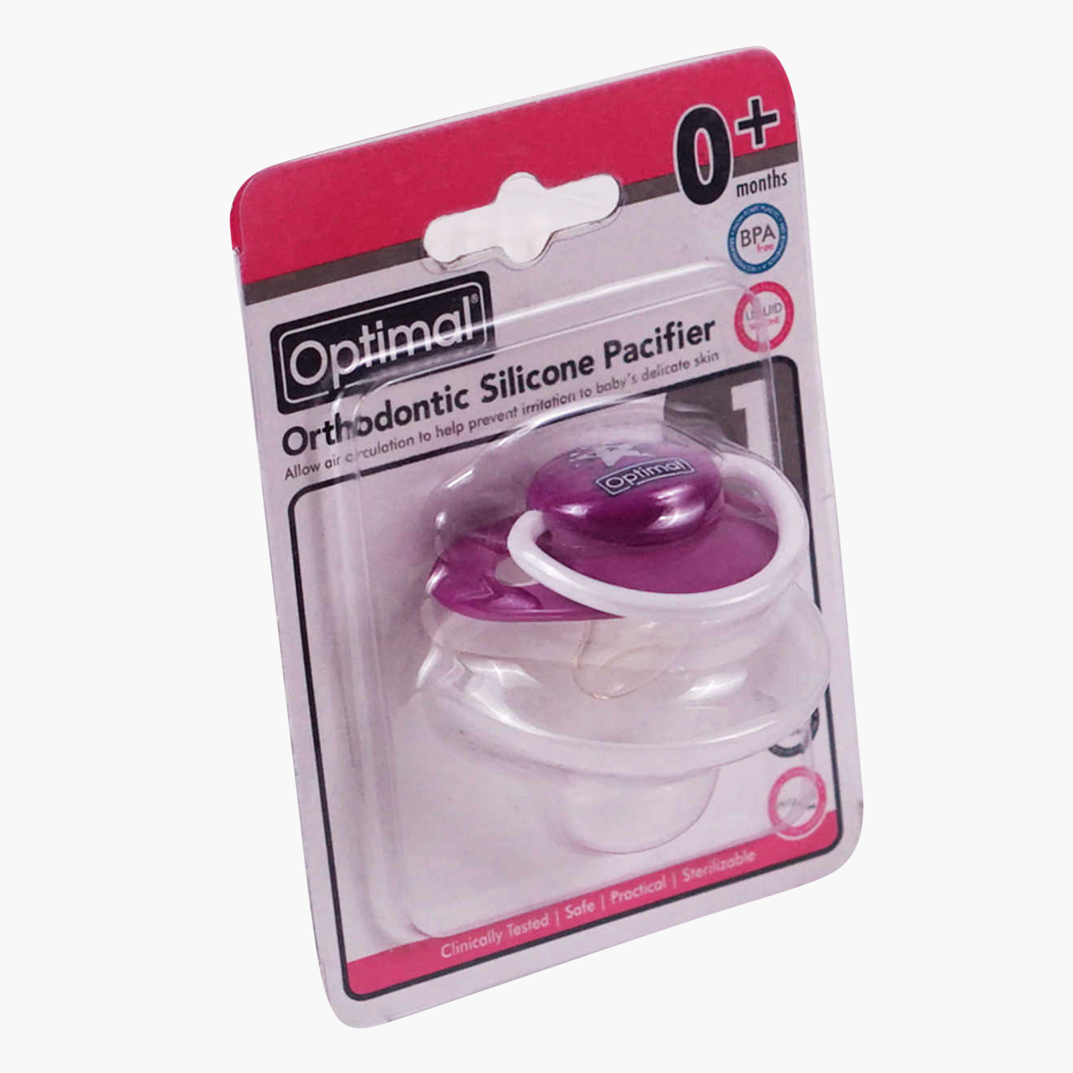 Optimal Orthodontic Silicone Pacifier-baby-feeding-pacifiers-image-2