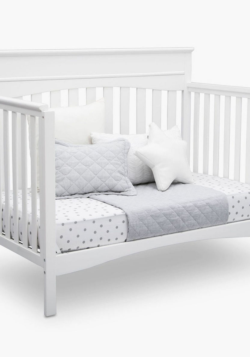 Delta Skylar 3-in-1 Convertible Crib with Bed Guard-Baby Cribs-image-1