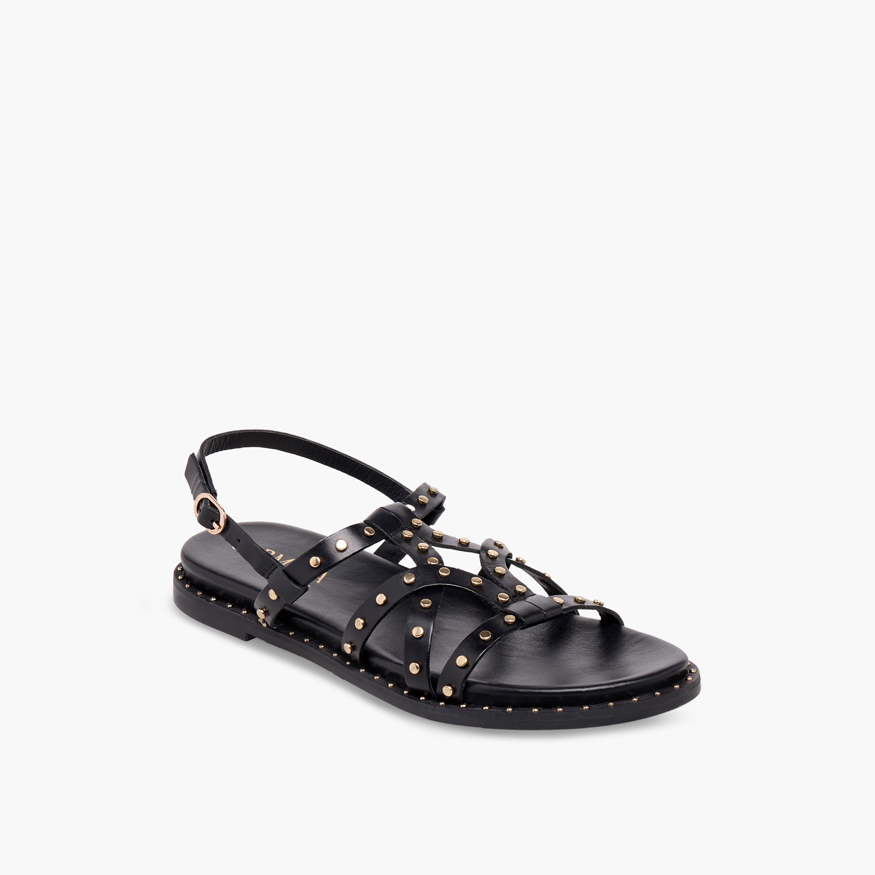 صندل جلد مرصع للنساء من كارميلا-women-shoes-flats-sandals-image-2