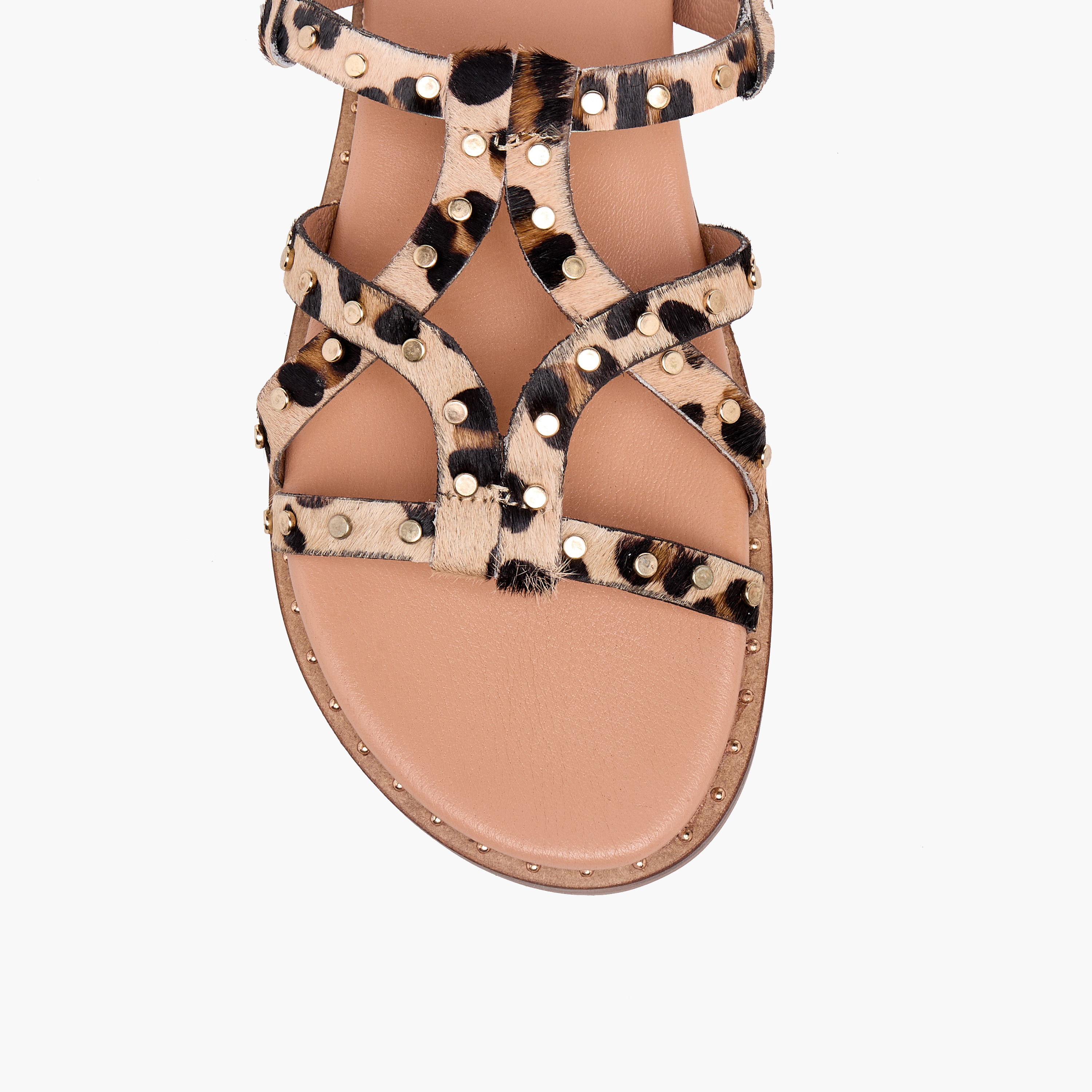 صندل جلد مرصع للنساء من كارميلا-women-shoes-flats-sandals-image-4