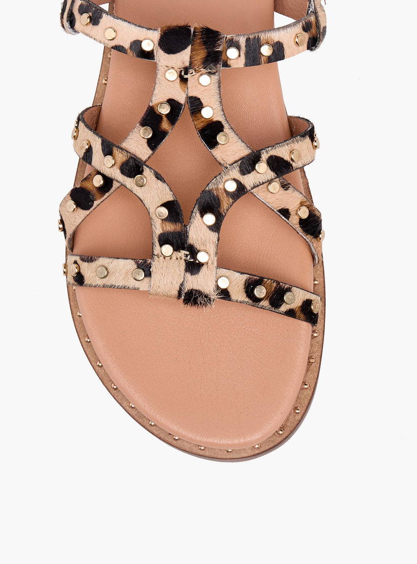 صندل جلد مرصع للنساء من كارميلا-women-shoes-flats-sandals-image-4
