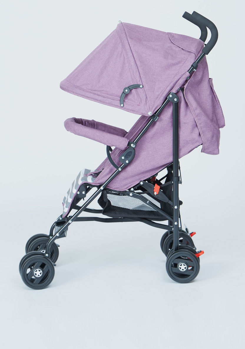 Juniors Billie Flamingo Pink Baby Stroller with 4-Level Adjustable Backrest (Upto 3 years)-Strollers-image-1