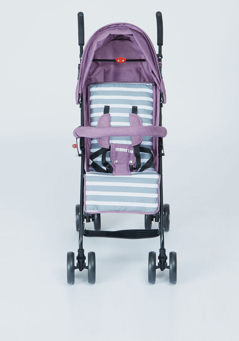 Juniors Billie Flamingo Pink Baby Stroller with 4-Level Adjustable Backrest (Upto 3 years)-Strollers-image-3