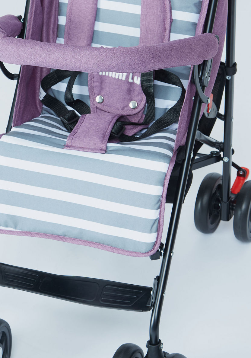 Juniors Billie Flamingo Pink Baby Stroller with 4-Level Adjustable Backrest (Upto 3 years)-Strollers-image-4