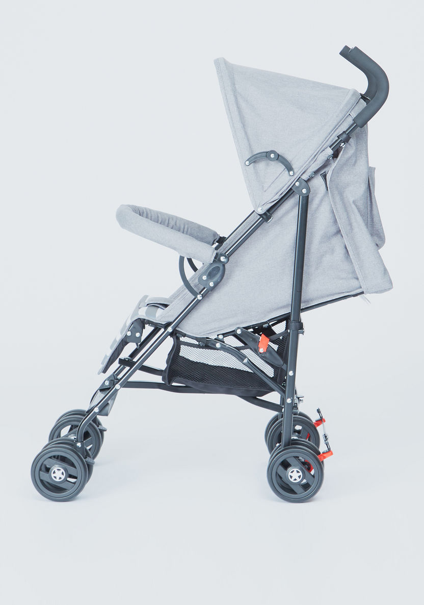 Juniors Billie Flamingo Pink Baby Stroller with 4-Level Adjustable Backrest (Upto 3 years)-Strollers-image-3