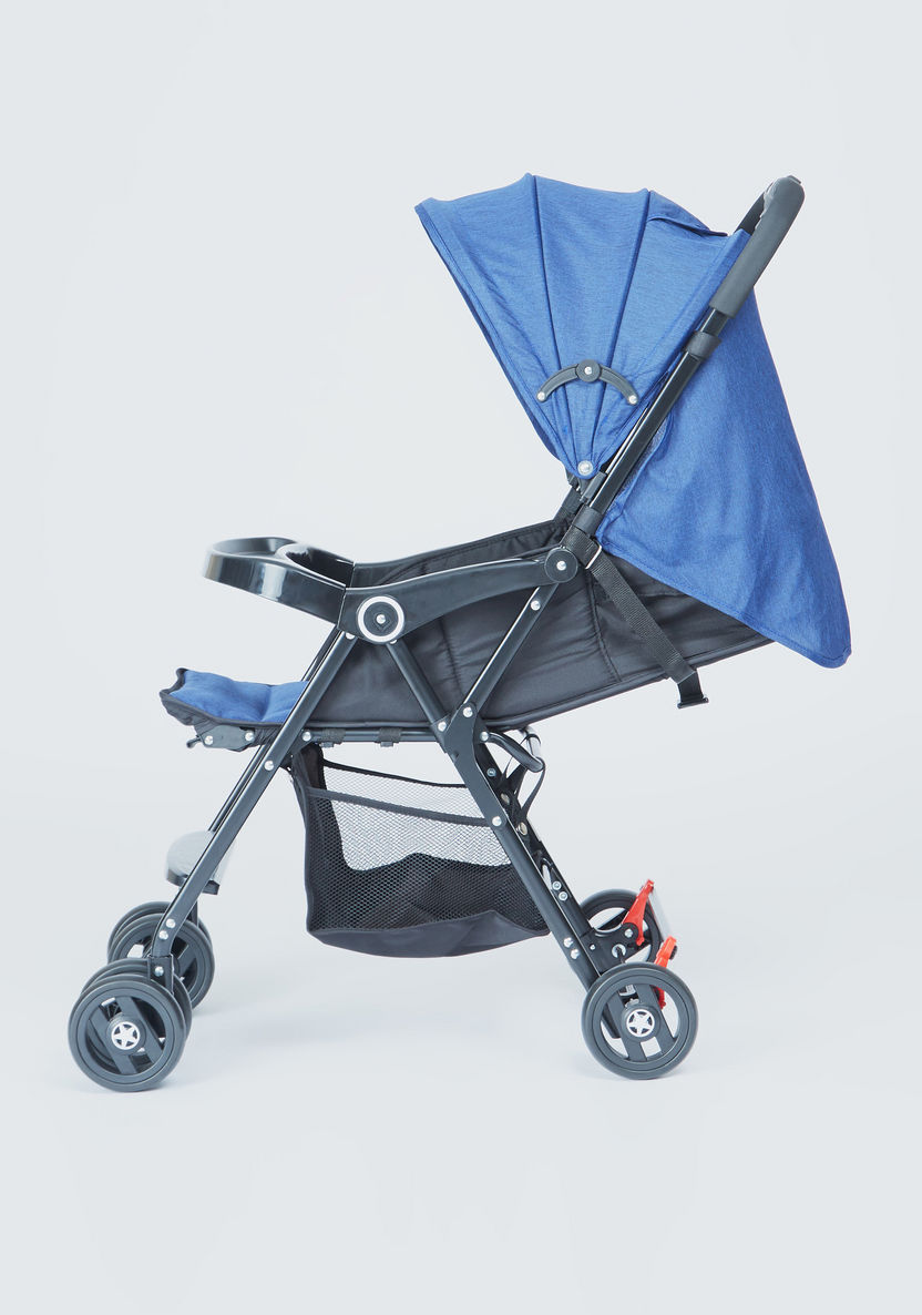 Juniors Zoey Blue Stroller with Sun Canopy (Upto 3 years)-Strollers-image-1