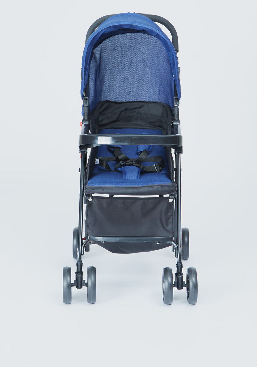 Juniors Zoey Blue Stroller with Sun Canopy (Upto 3 years)-Strollers-image-3
