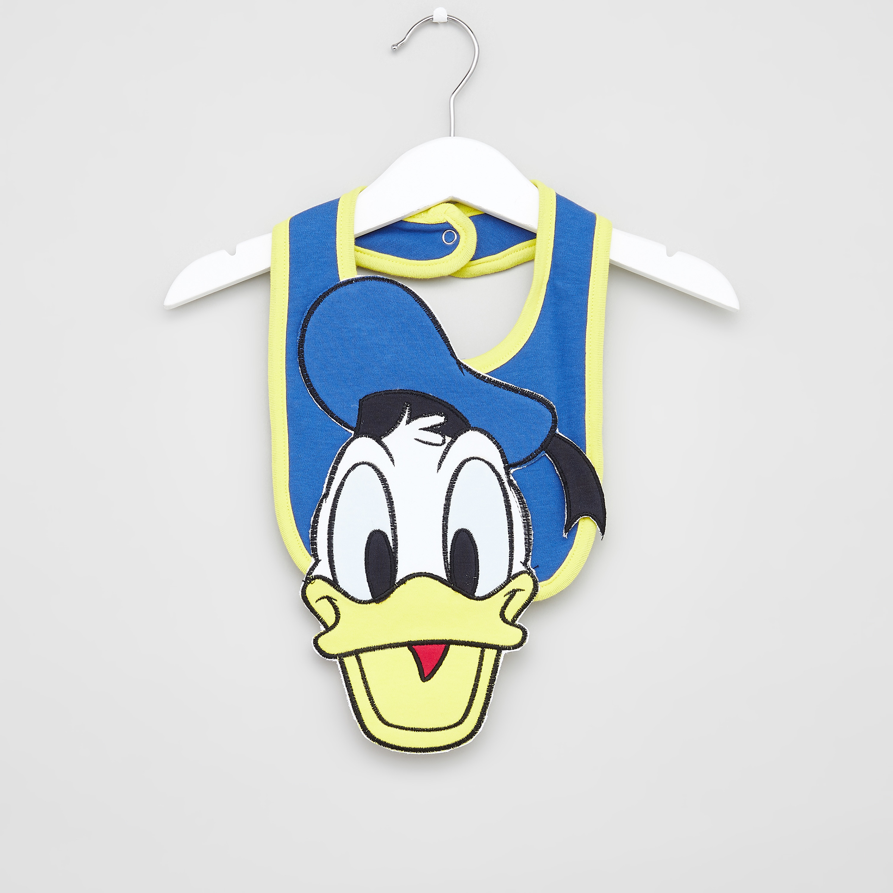 Patch Closure Buy Disney Donald Duck Patch Applique Bib with Snap Button Closure ...