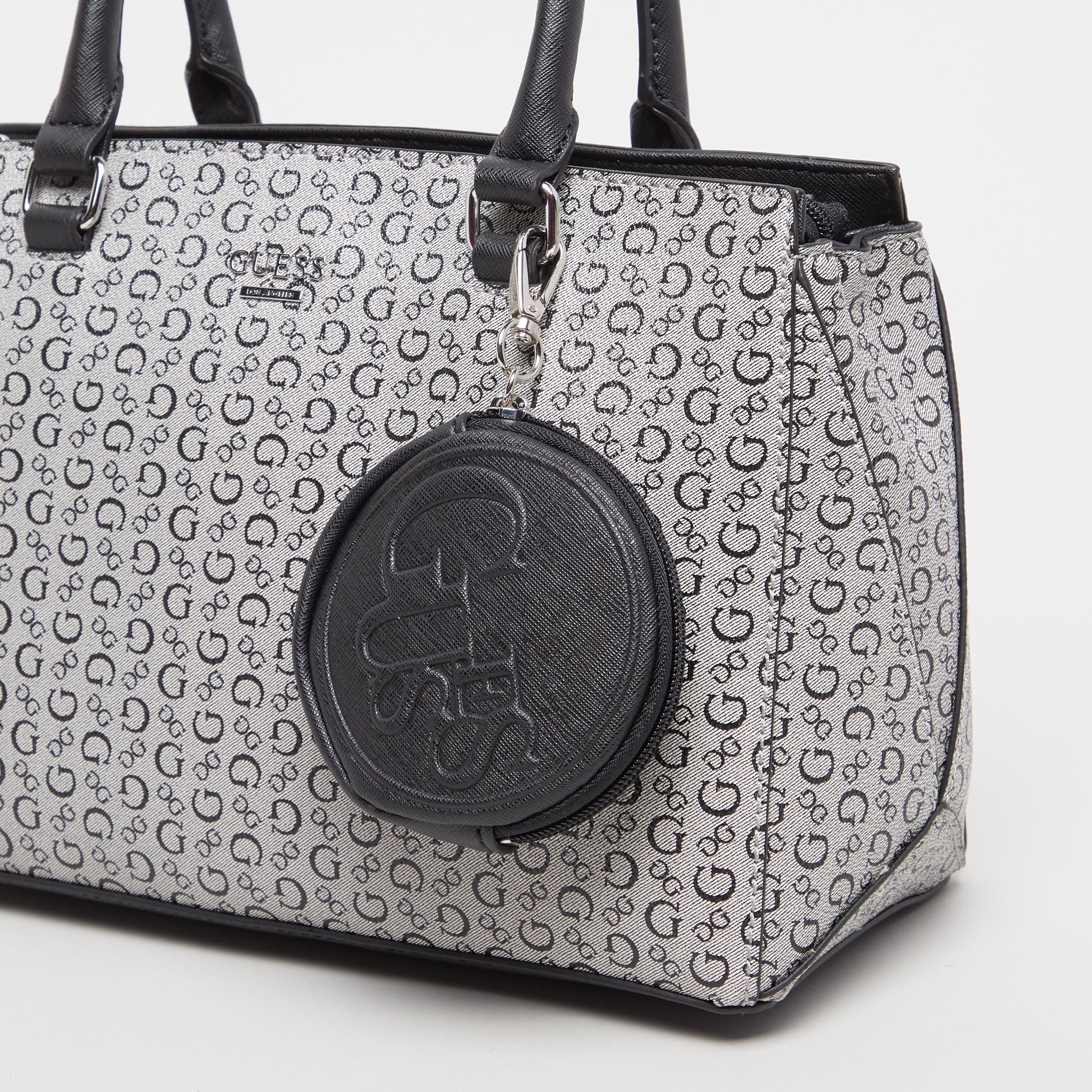 Guess gray purse best sale