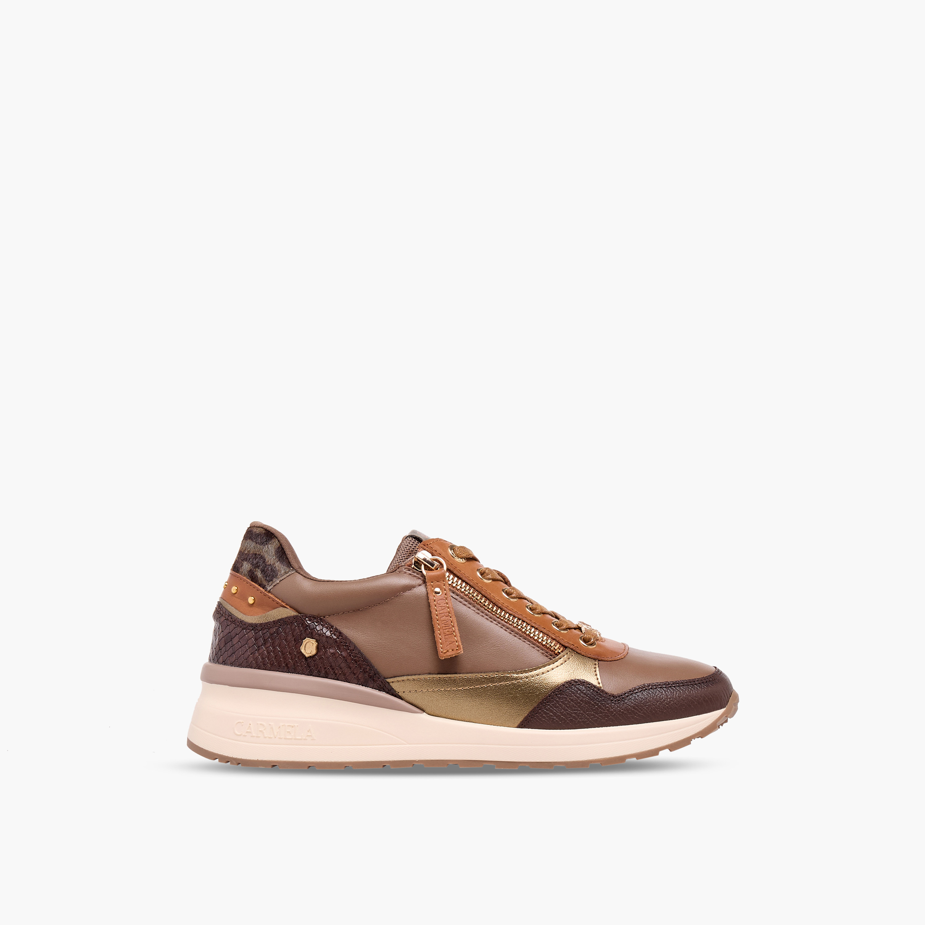 حذاء سنيكرز بقوالب ملونة وطول الكاحل ورباط إغلاق للنساء من كارميلا-women-shoes-sneakers-image-3