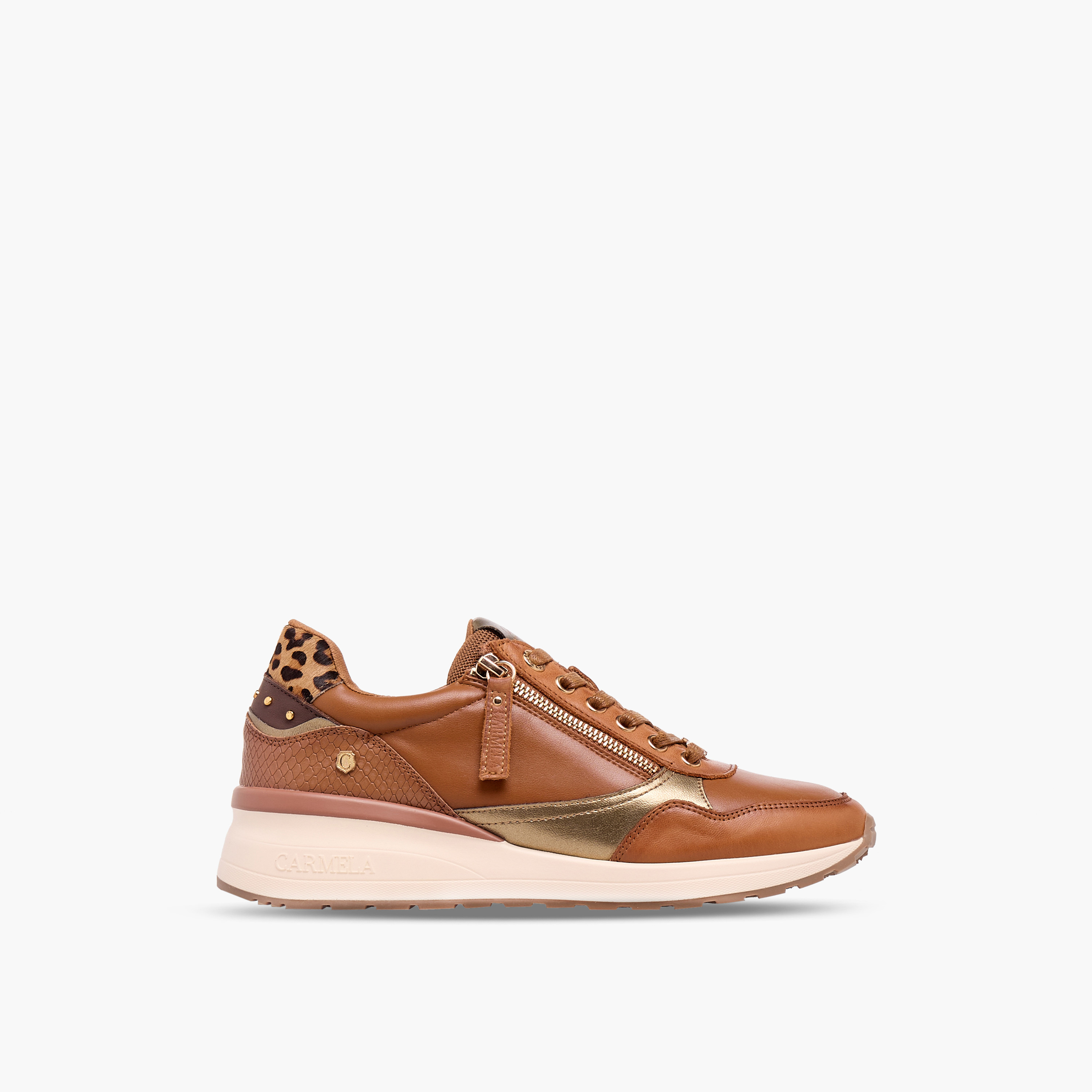 حذاء سنيكرز بقوالب ملونة وطول الكاحل ورباط إغلاق للنساء من كارميلا-women-shoes-sneakers-image-3
