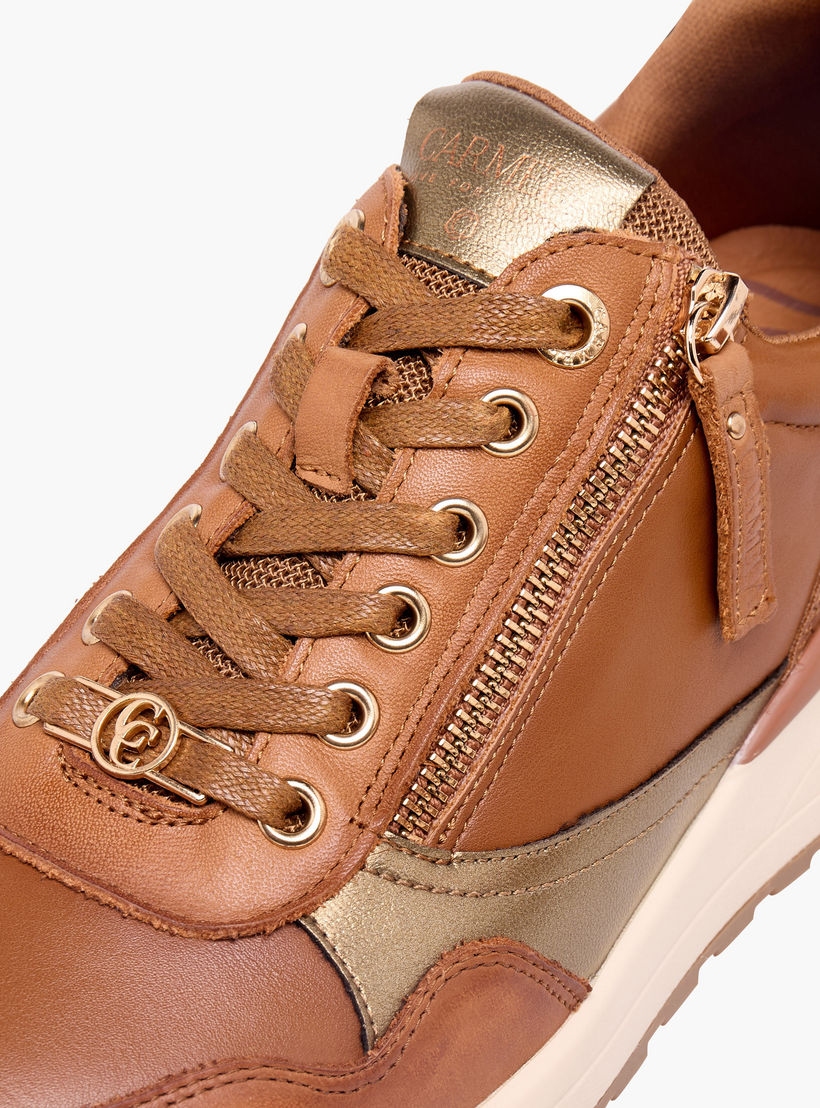 حذاء سنيكرز بقوالب ملونة وطول الكاحل ورباط إغلاق للنساء من كارميلا-women-shoes-sneakers-image-4