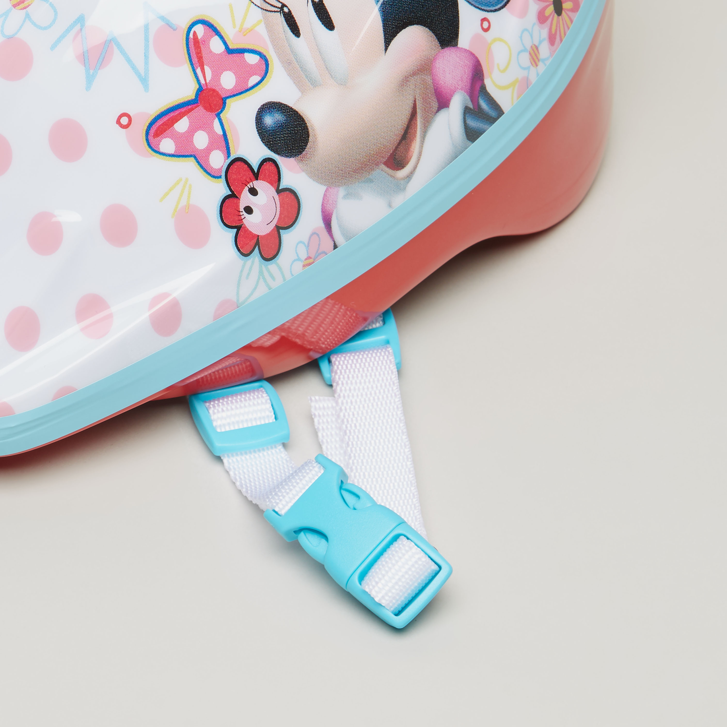 Disney Minnie Mouse Print Helmet with Buckle Closure-toys-outdoor-bikesandrideons-image-3