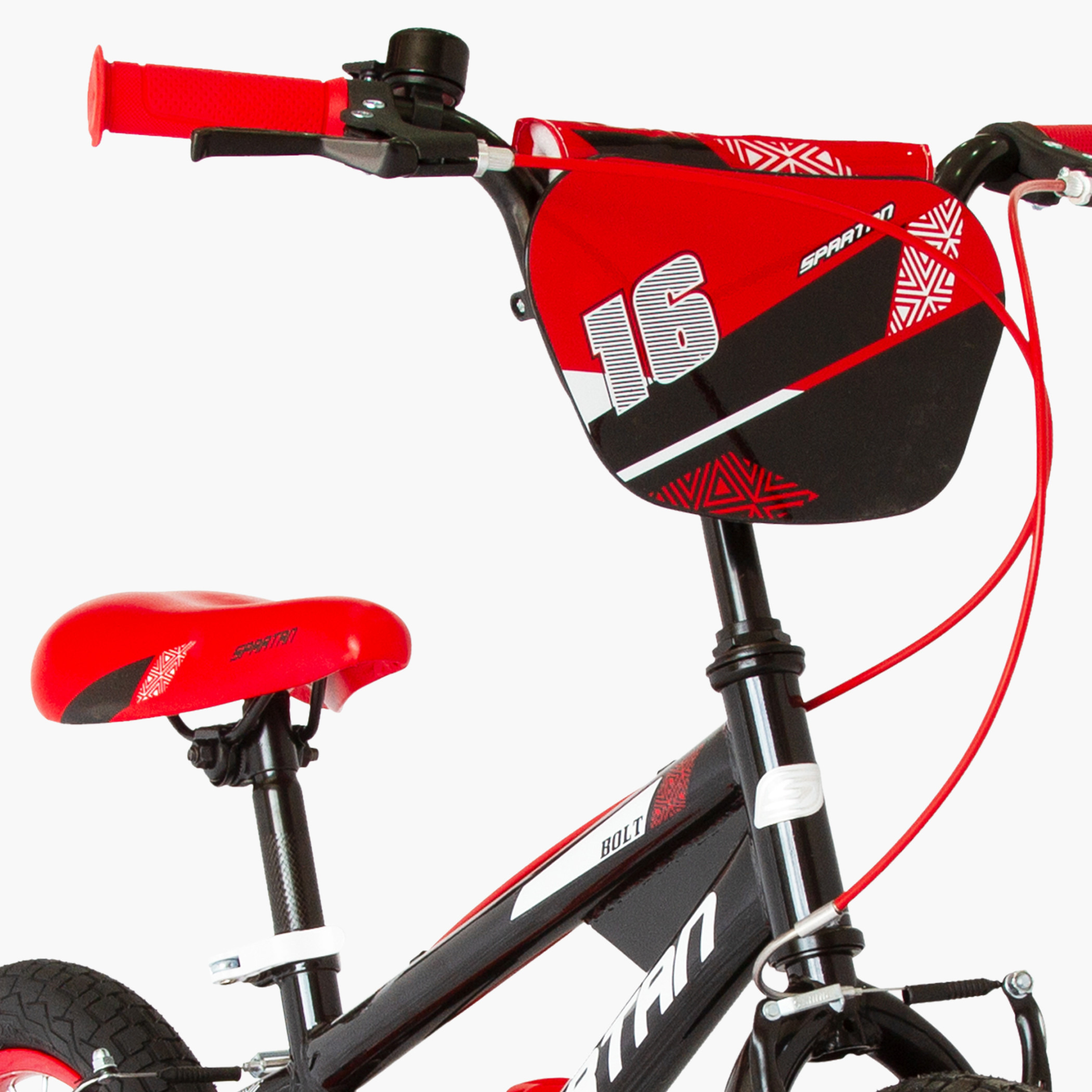 Spartan Padded Seat Bicycle - 16 inches-toys-outdoor-bikesandrideons-bikes-image-4