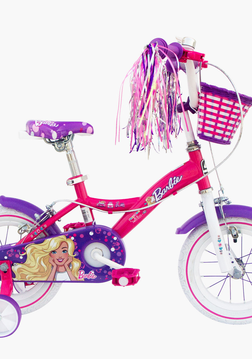 Spartan Barbie Print Premium Bicycle - 12 inches-Bikes and Ride ons-image-0