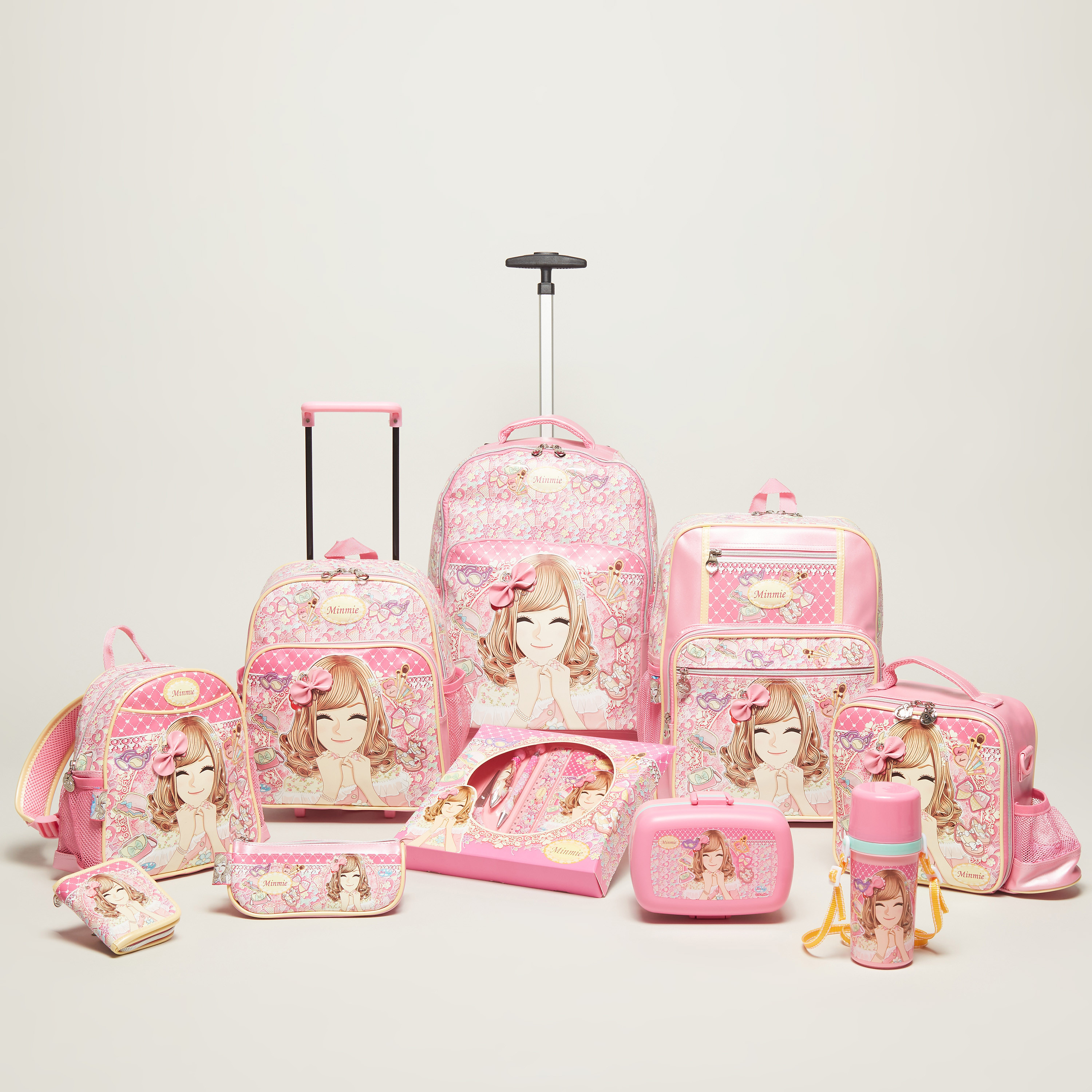 Buy Minmie Ribbon Backpack with Adjustable Shoulder Straps - 31x41 cms ...