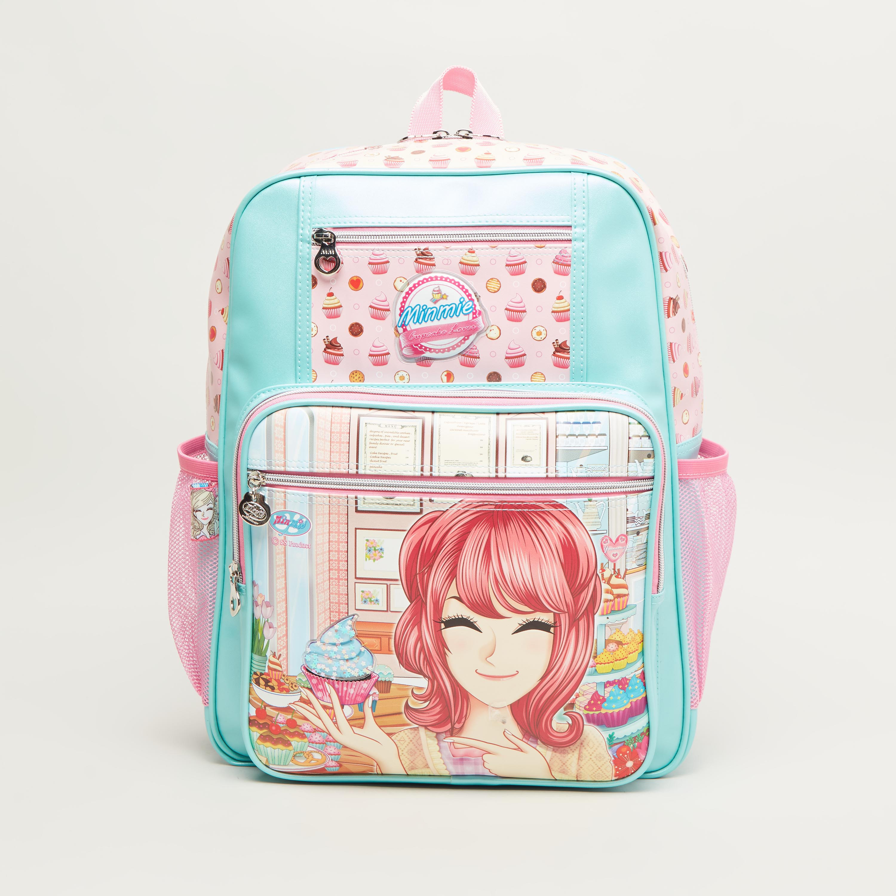 Shop Minmie Cupcake Lover Printed Backpack - 31x41 cms