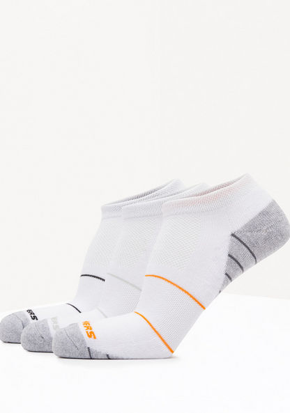 Skechers Striped Ankle Length Sports Socks - Set of 3