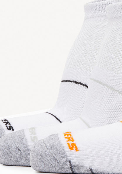 Skechers Striped Ankle Length Sports Socks - Set of 3