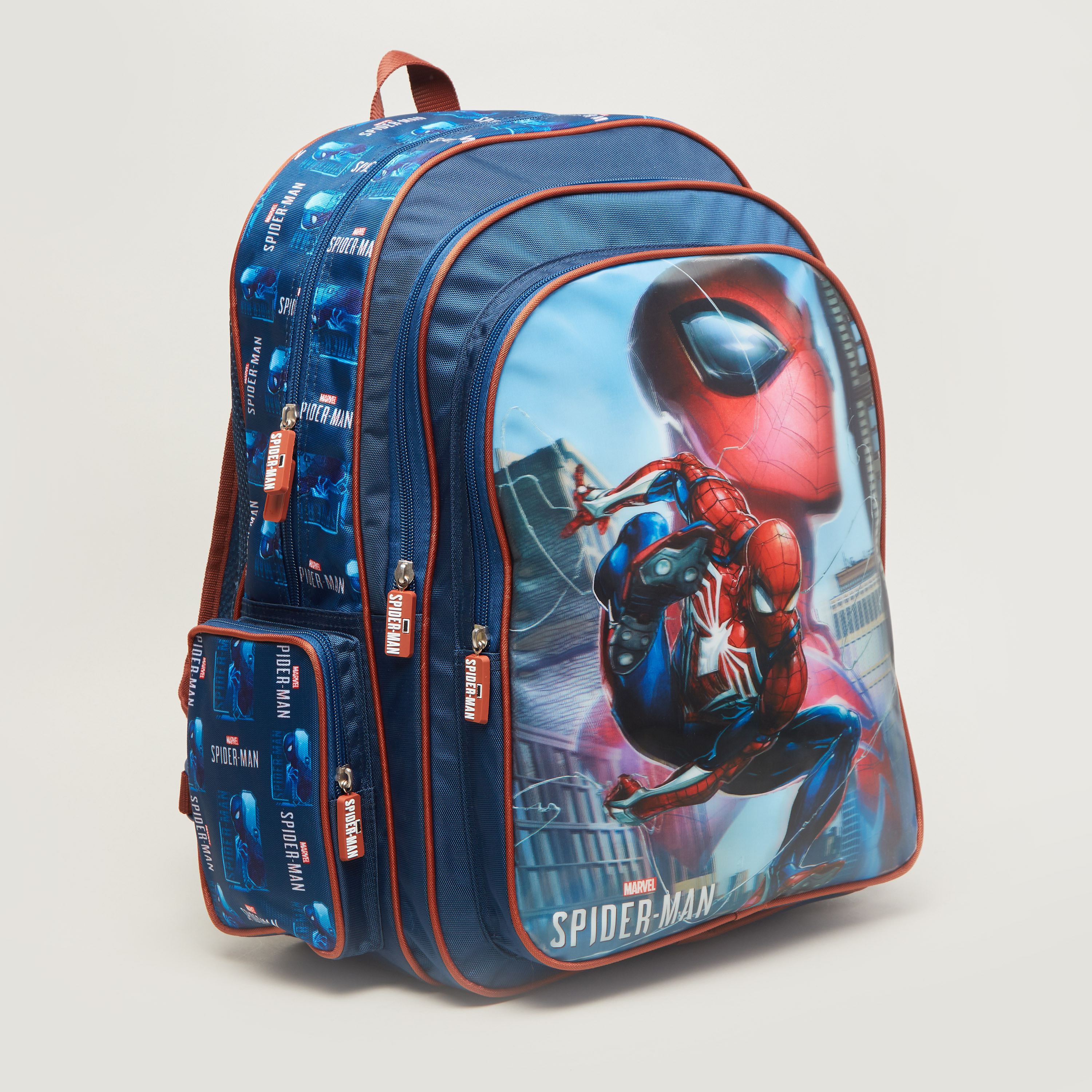شنطة ظهر بطبعات سبايدر مان مارفل - 32x15x45.7 سم-school-bagsandbackpacks-backpacks-image-2