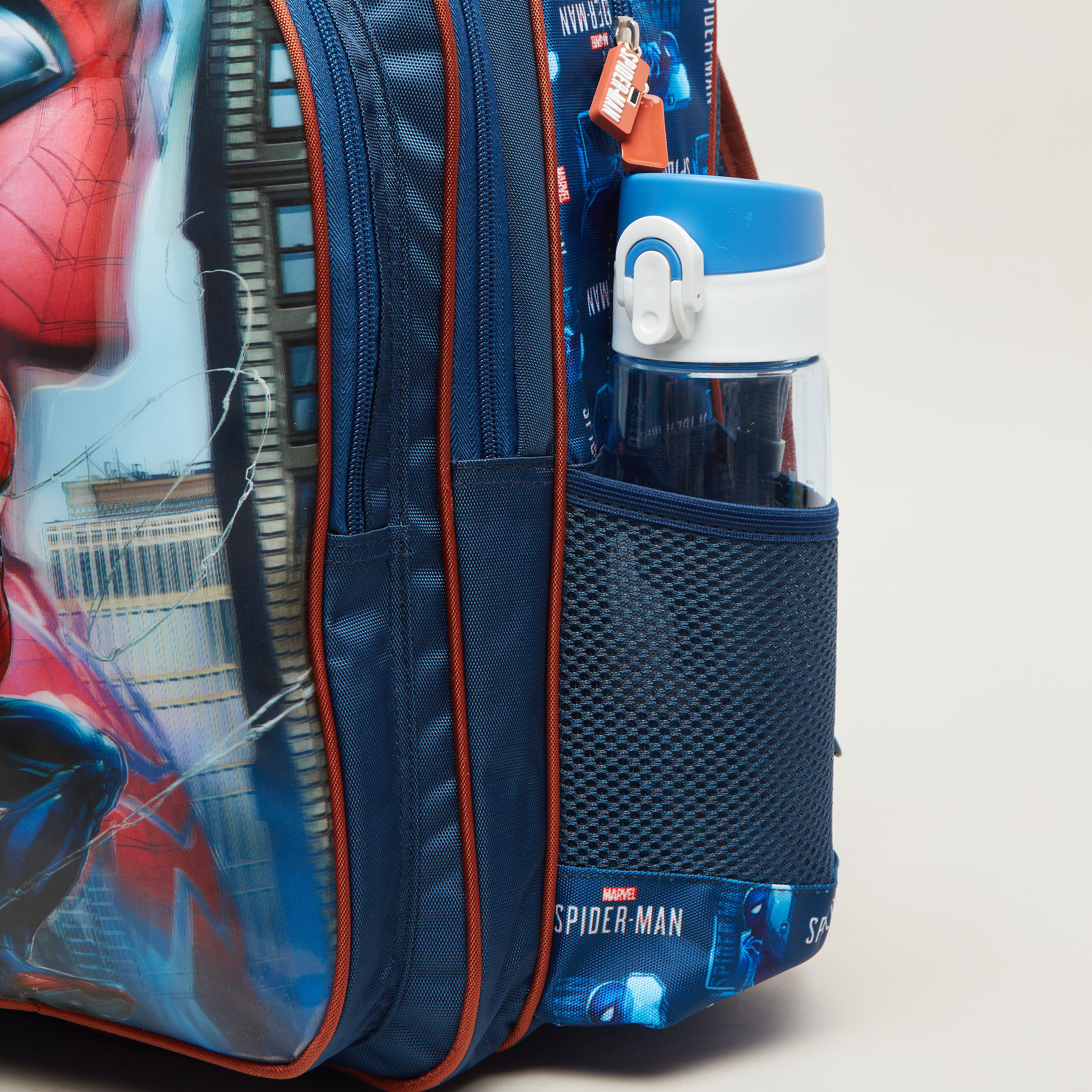 شنطة ظهر بطبعات سبايدر مان مارفل - 32x15x45.7 سم-school-bagsandbackpacks-backpacks-image-3