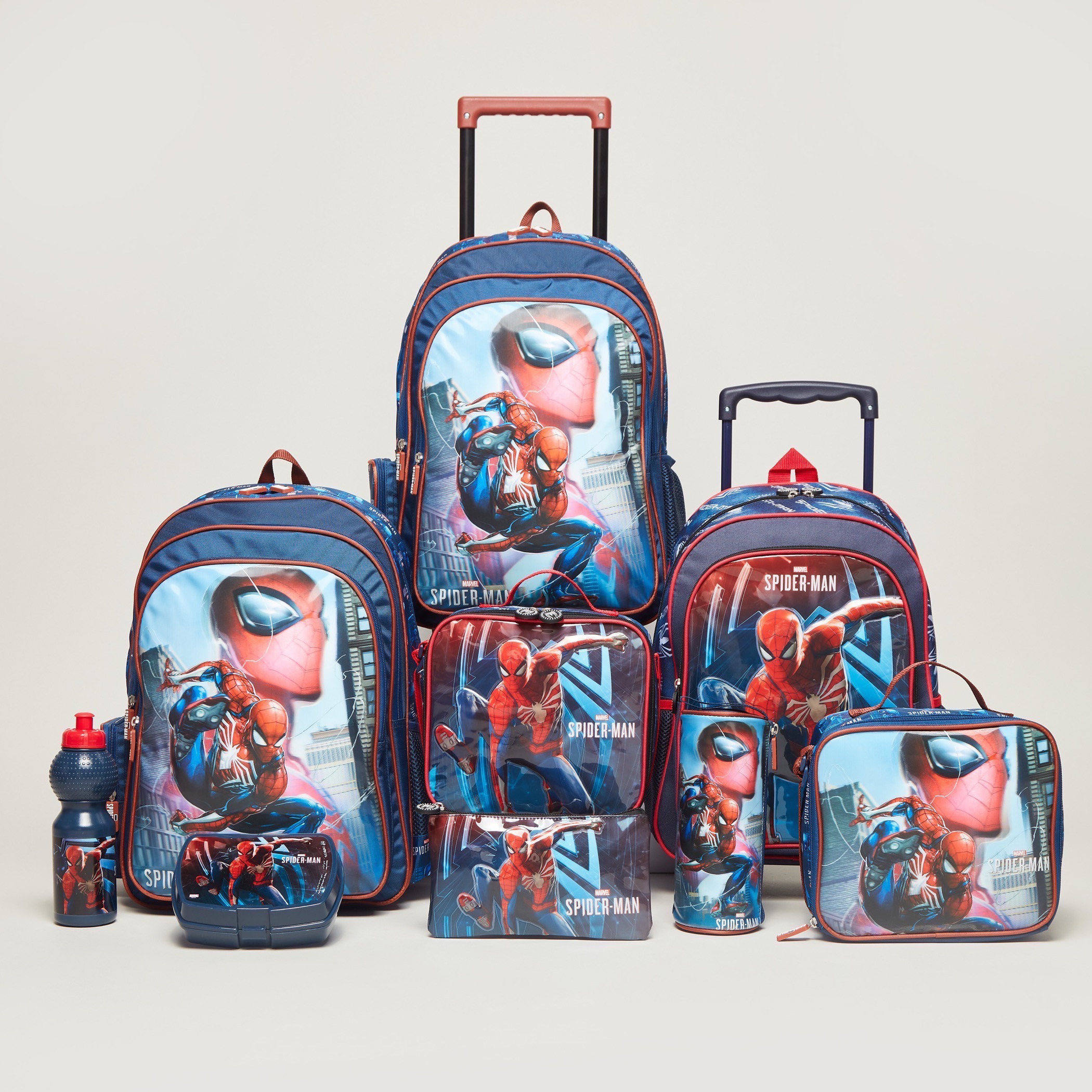 شنطة ظهر بطبعات سبايدر مان مارفل - 32x15x45.7 سم-school-bagsandbackpacks-backpacks-image-6