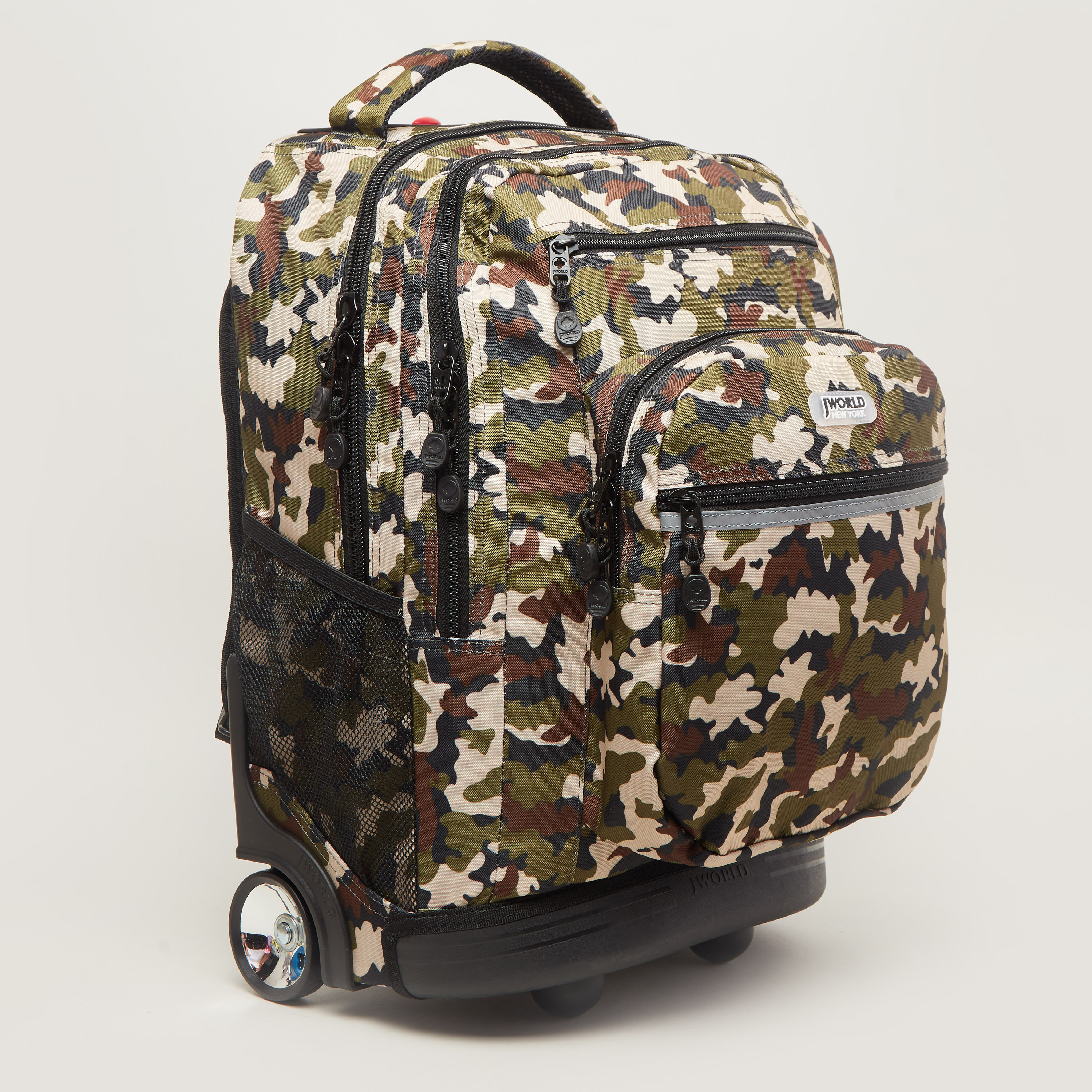 J World Camo Print Trolley Backpack - 22x34x51 cms-school-bagsandbackpacks-trolleybags-image-2