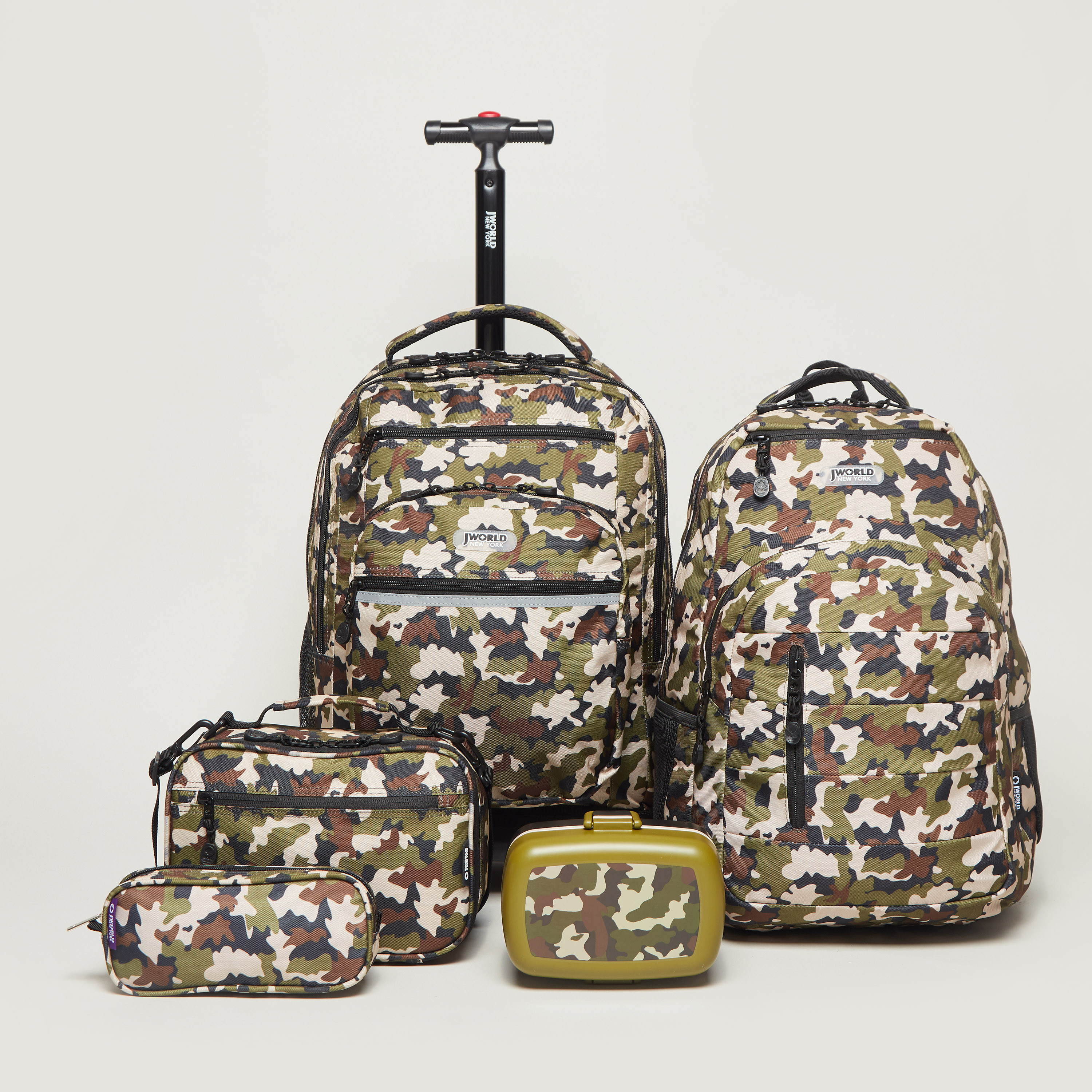 J World Camo Print Trolley Backpack - 22x34x51 cms-school-bagsandbackpacks-trolleybags-image-8