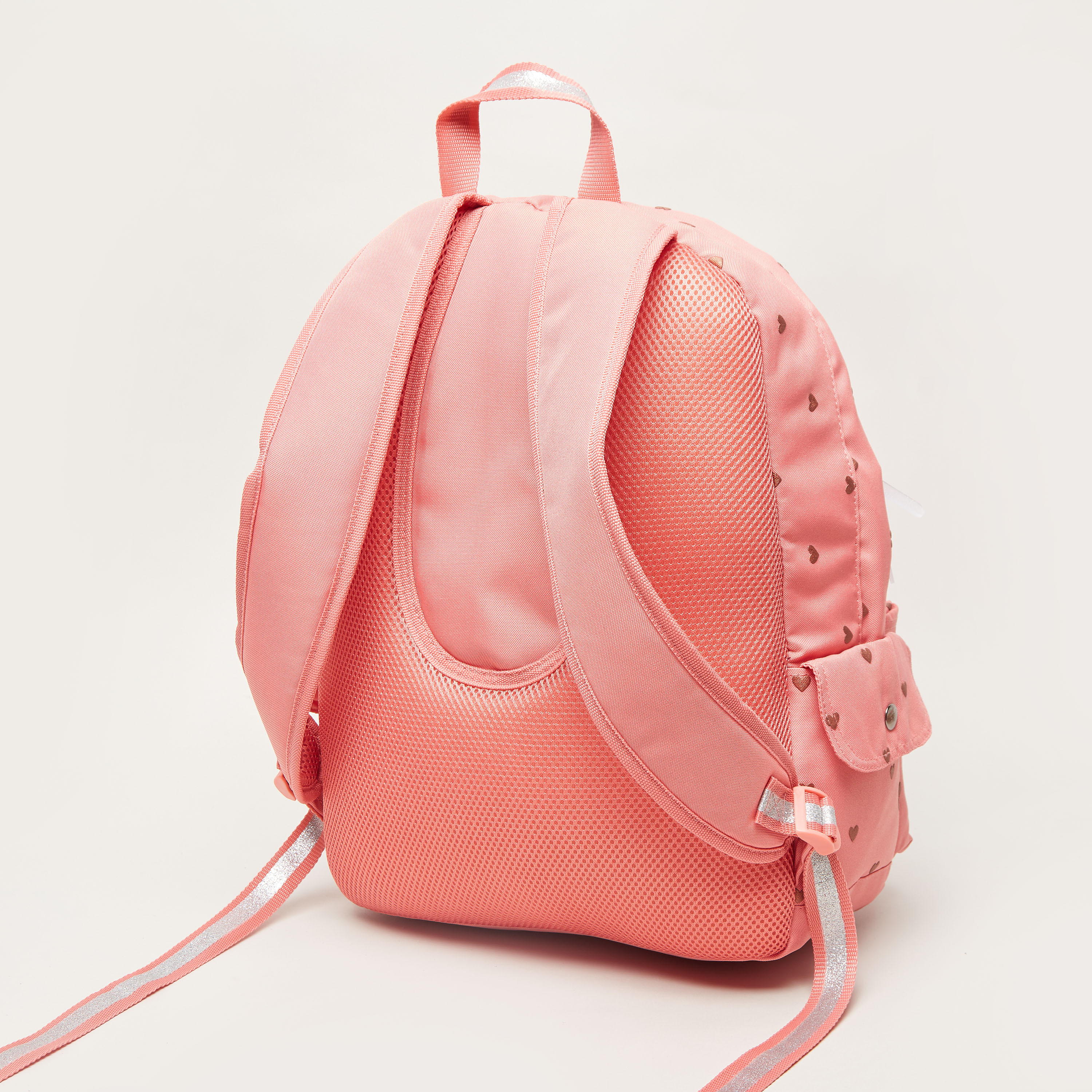 MARSHMALLOW Puff Print Zipper Backpack - 44x29x14 cms-school-bagsandbackpacks-backpacks-image-4