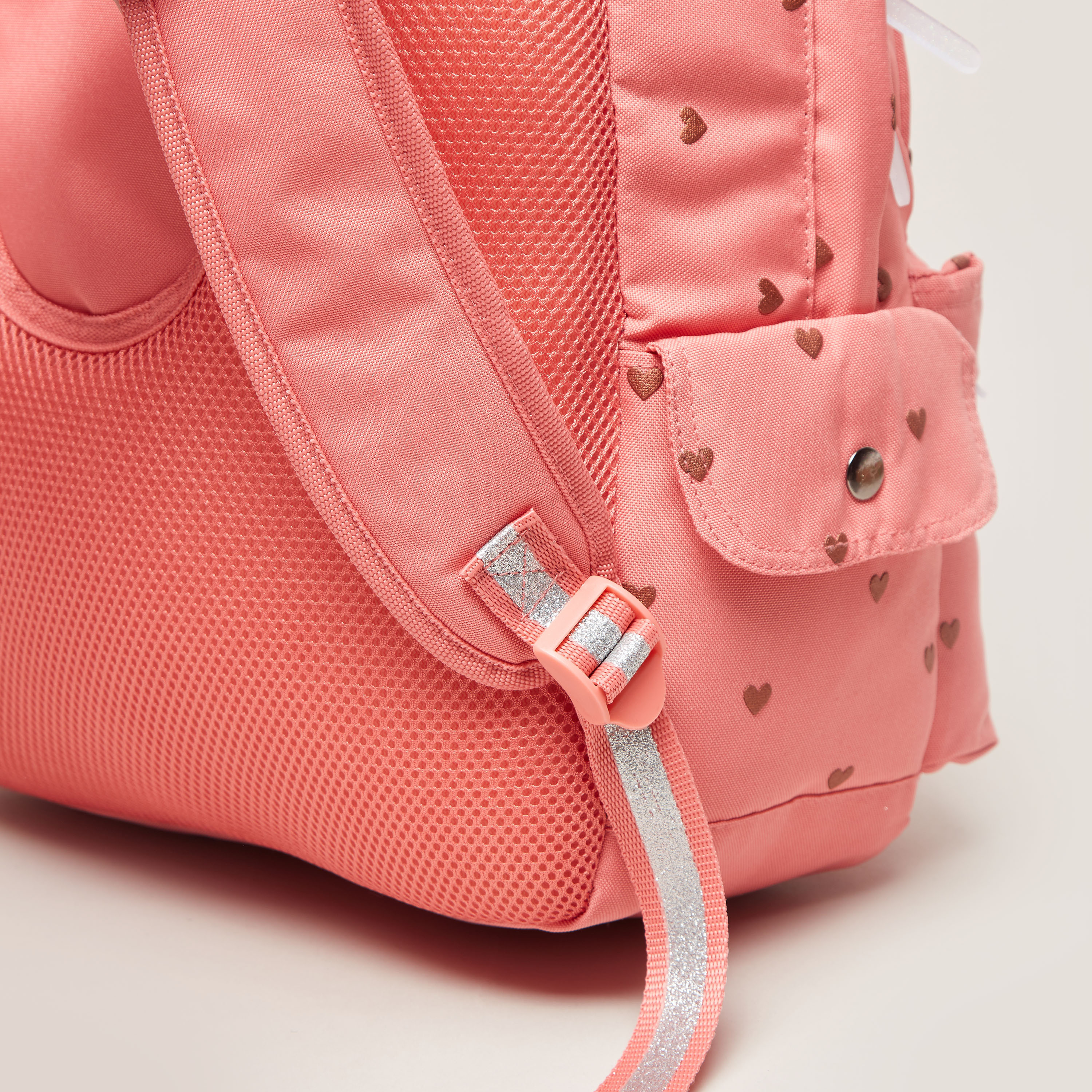 MARSHMALLOW Puff Print Zipper Backpack - 44x29x14 cms-school-bagsandbackpacks-backpacks-image-5