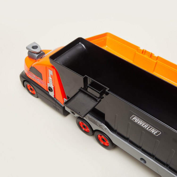 Powerline Take Apart Big Rig with Detachable Tool Box Toy