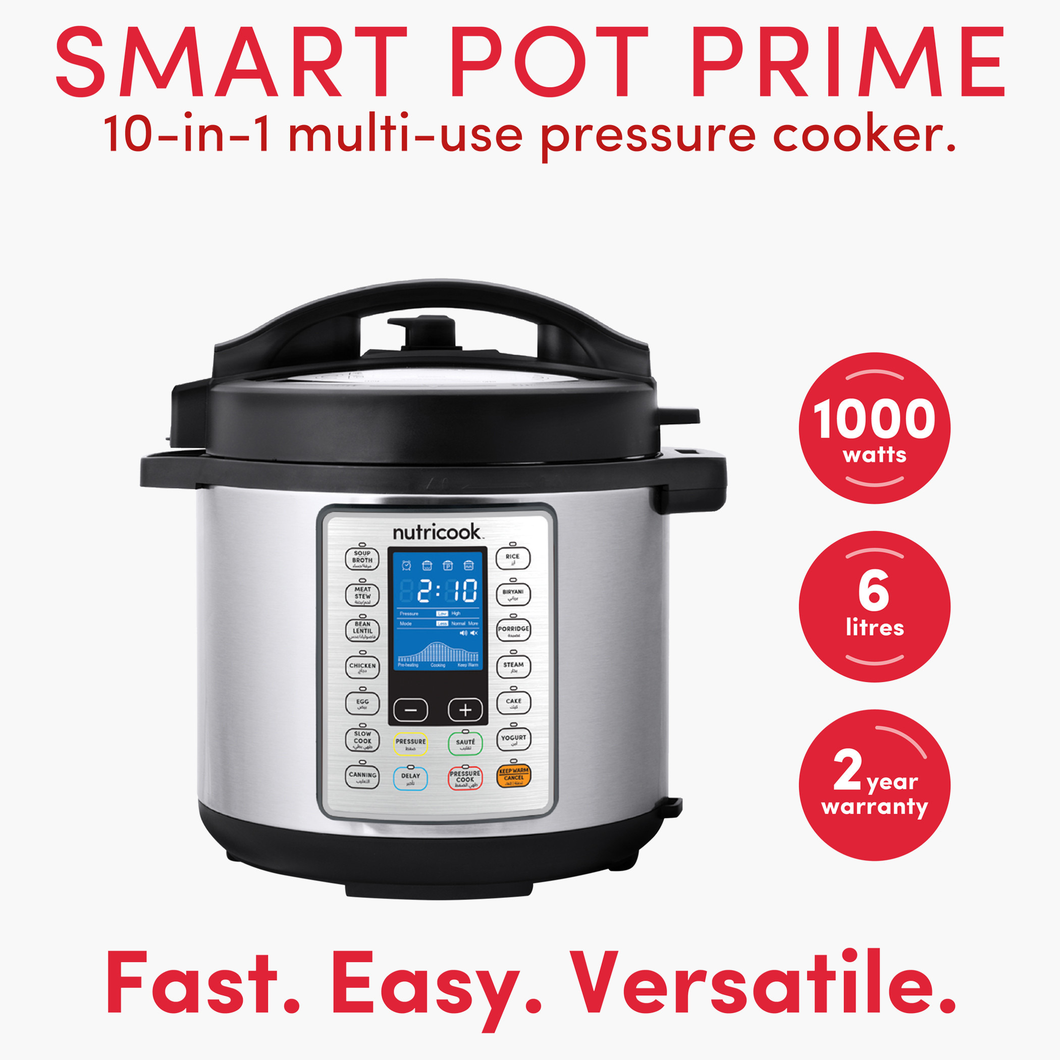 Nutricook Smart Pot Prime 10-in-1 Electric Pressure Cooker-baby-feeding-babyfoodprocessors-image-2