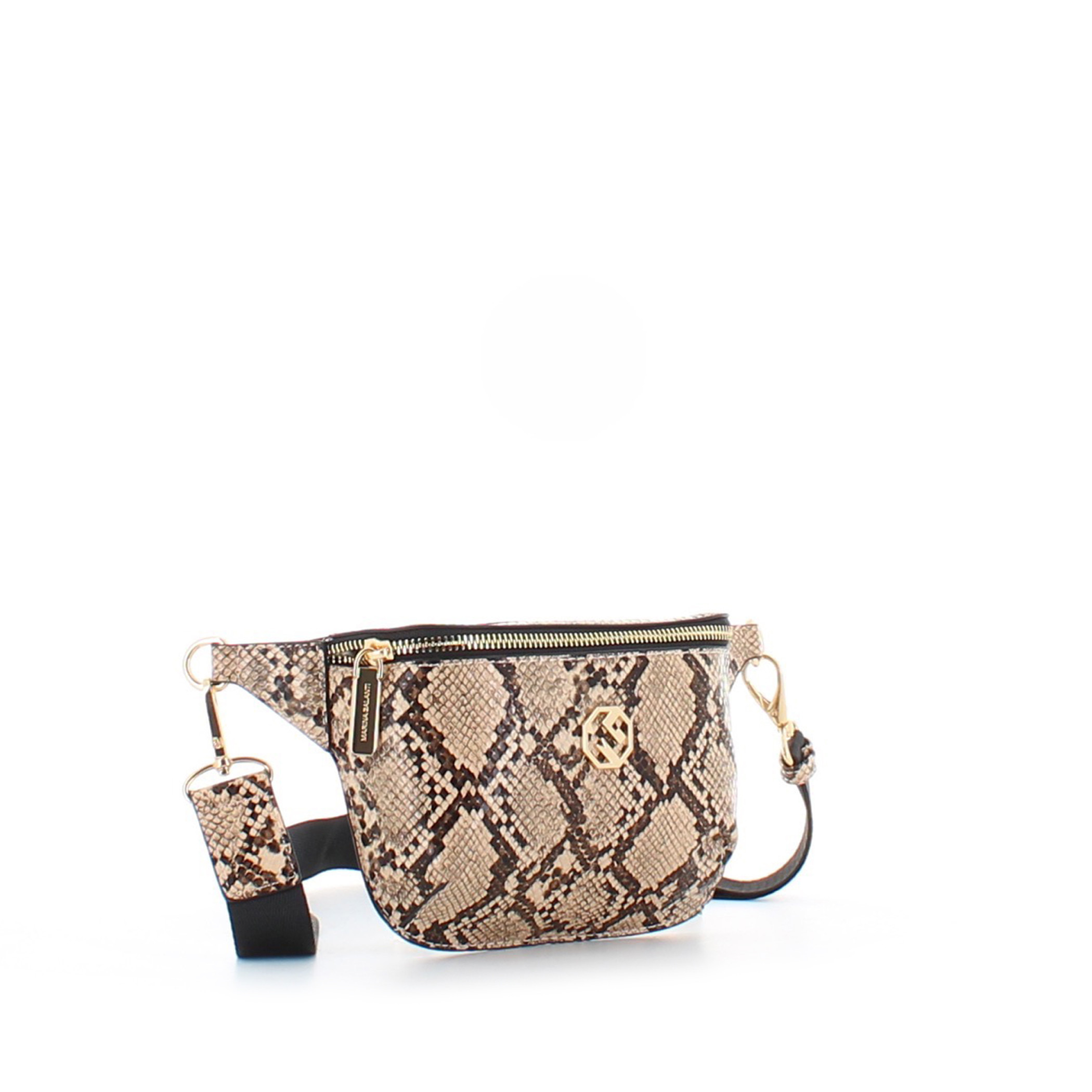 Snake print cheap belt bag