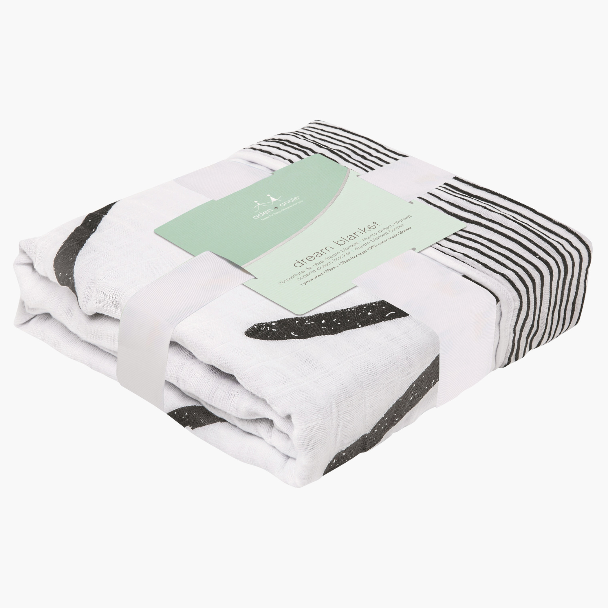 Aden & Anais Lovestruck Classic Dream Blanket - 120x120 cms-baby-nursery-blanketsandswaddles-blanketsandquilts-image-2
