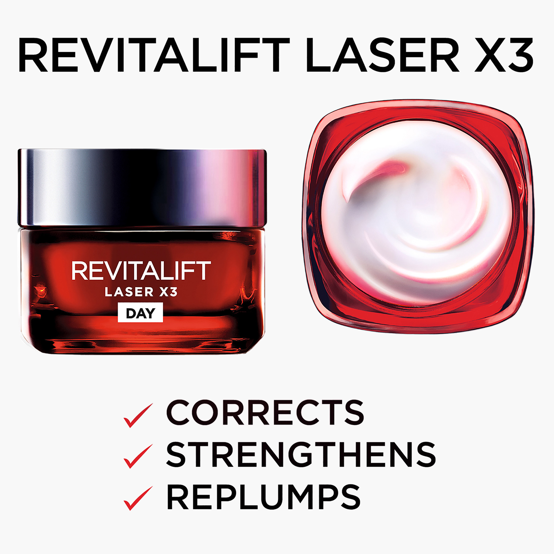كريم ريفيتاليفت ليزر X3 المضاد للشيخوخة من لوريال باريس - كريم نهاري- 50 مل-beautyandpersonalcare-skin-moisturisers-facemoisturisers-image-2