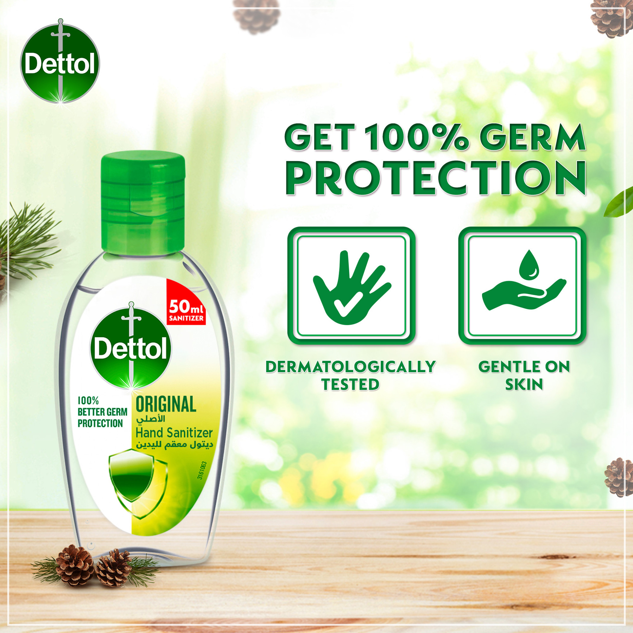 Dettol Original Hand Sanitizer - 50 ml-baby-healthandsafety-thermometersandaspirators-image-2