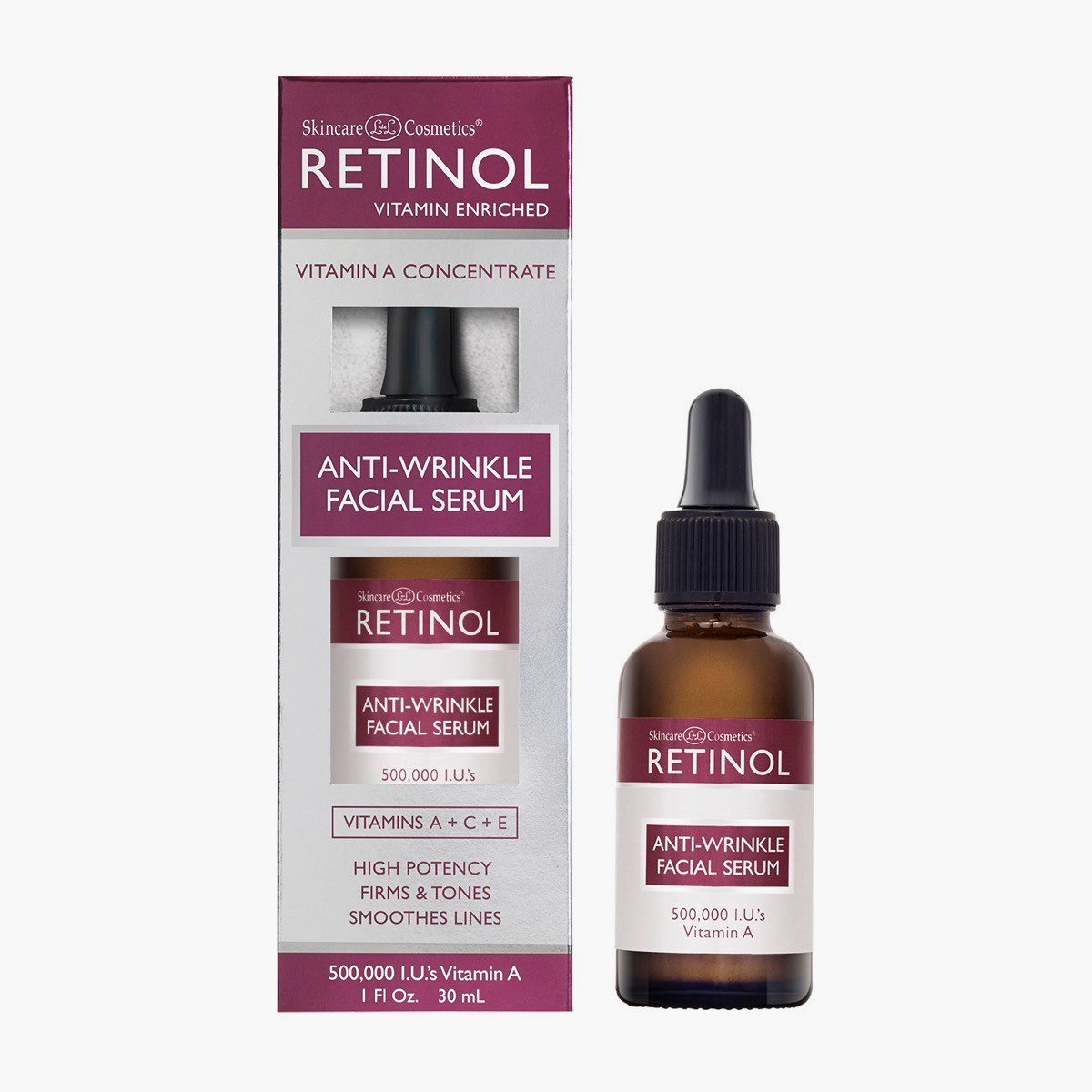 Retinol Anti-Wrinkle Facial Serum - 30 ml-beautyandpersonalcare-skin-treatmentsandserums-image-1